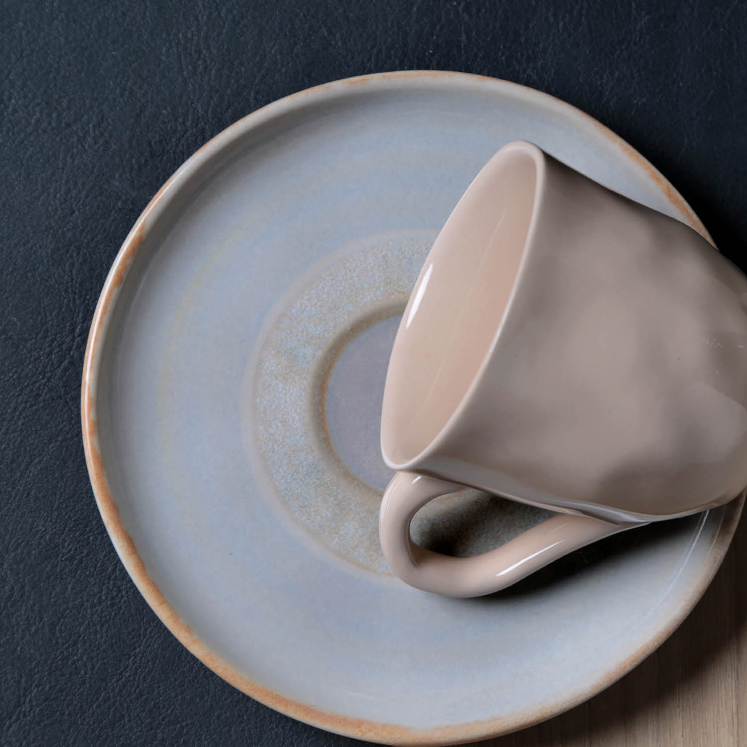 Conjunto com 6 Xícaras De Café com 6 Pires Bio Tempus 120ml - Imagem 4