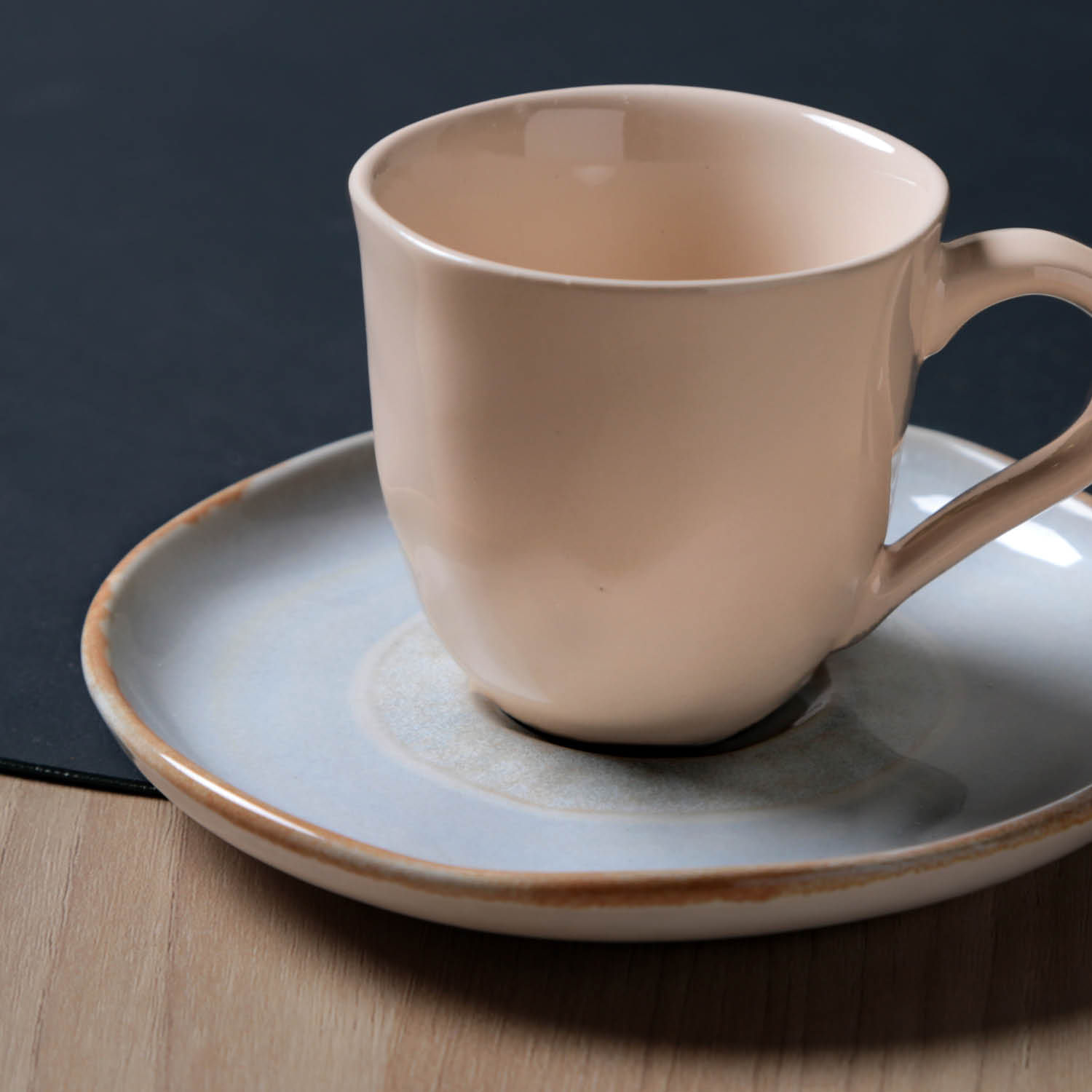 Conjunto com 6 Xícaras De Café com 6 Pires Bio Tempus 120ml - Imagem 5