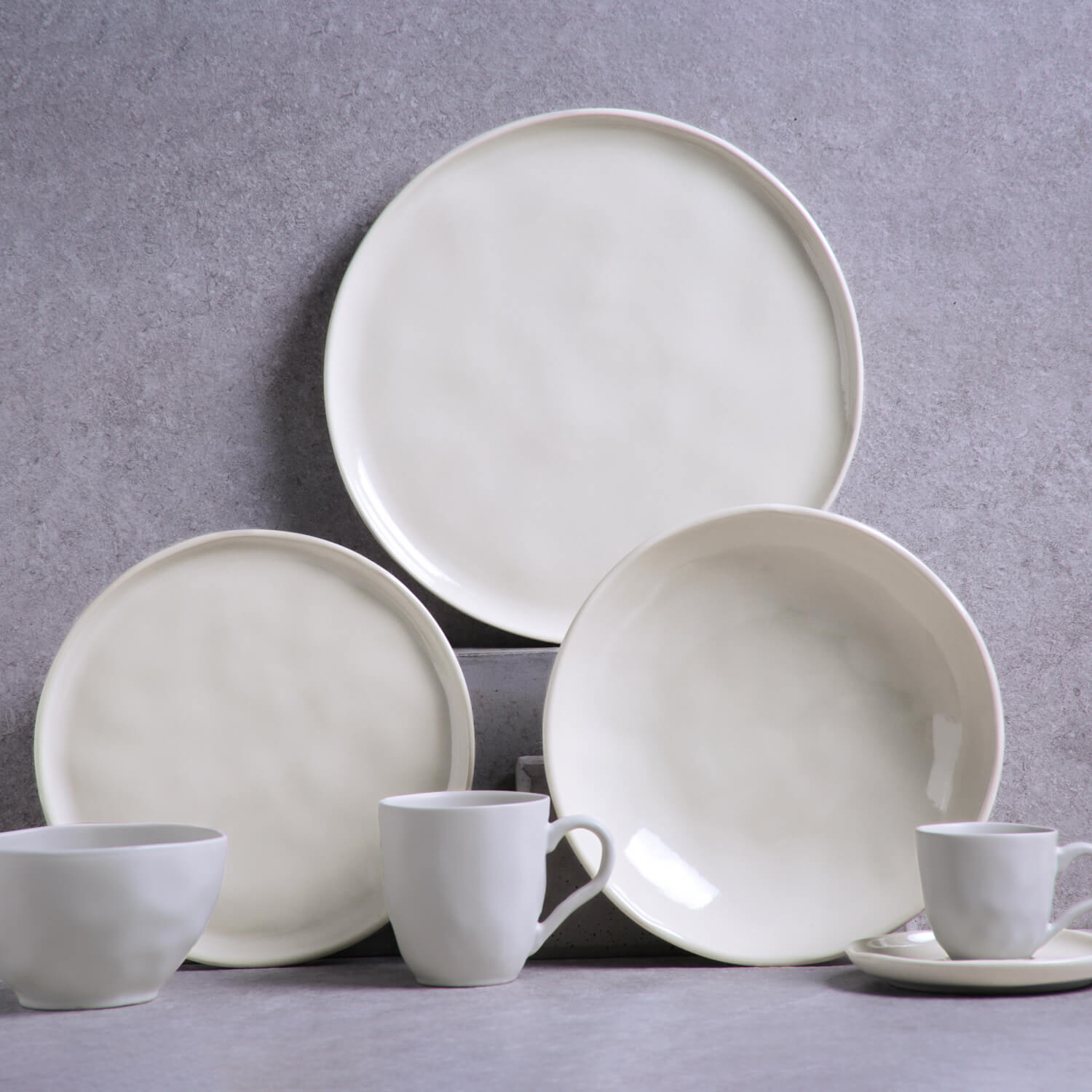 Conjunto com 6 Pratos Fundo Bio Stoneware Clay Ø22,5cm 830ml - Imagem 3