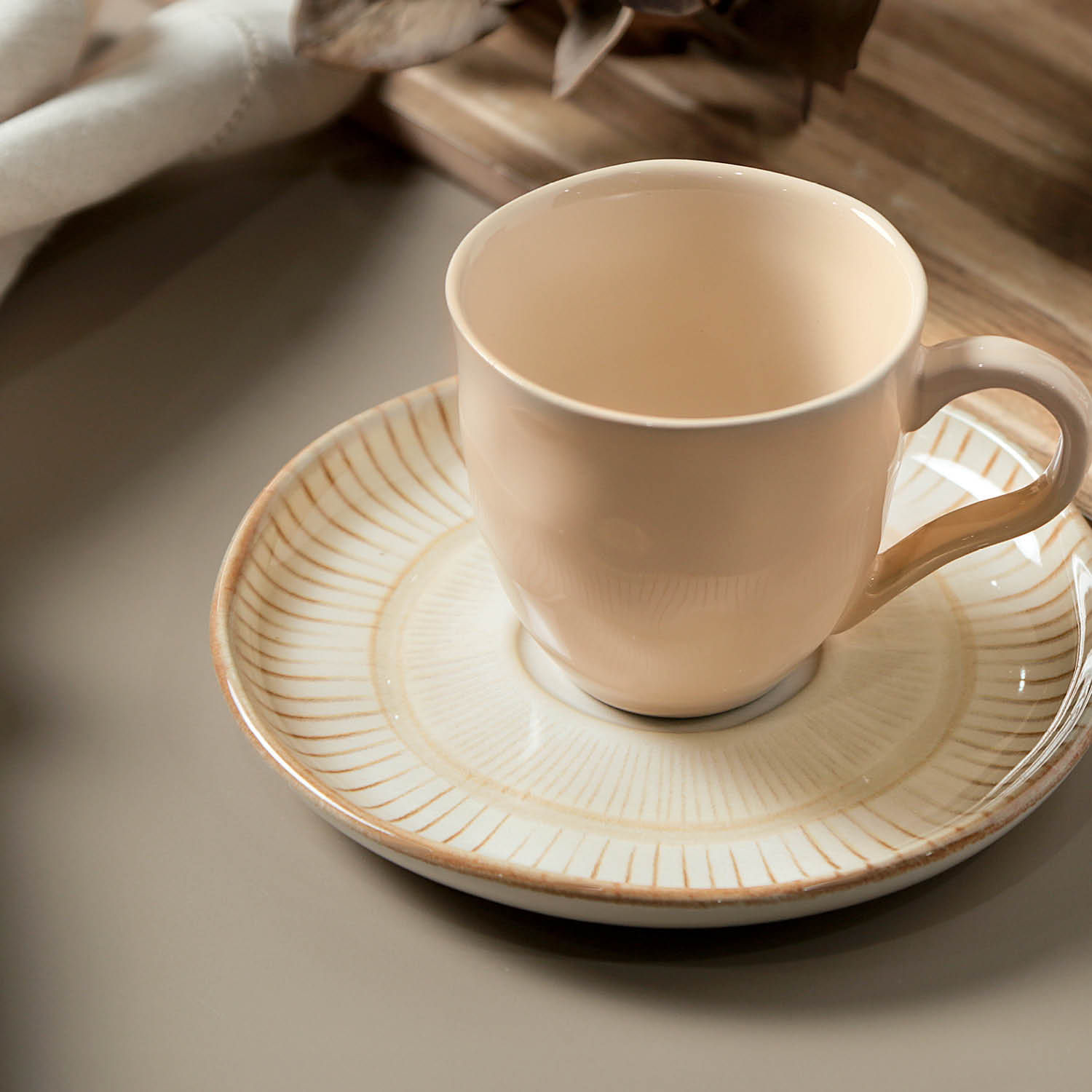 Conjunto com 6 Xícaras De Café com 6 Pires Bio Mirage 120ml - Imagem 4