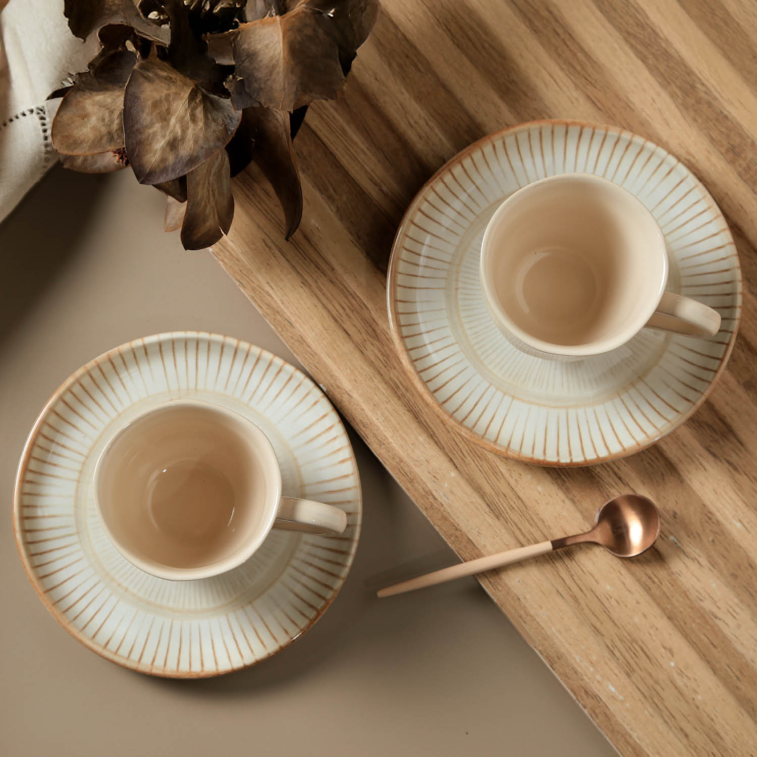 Conjunto com 6 Xícaras De Café com 6 Pires Bio Mirage 120ml - Imagem 3