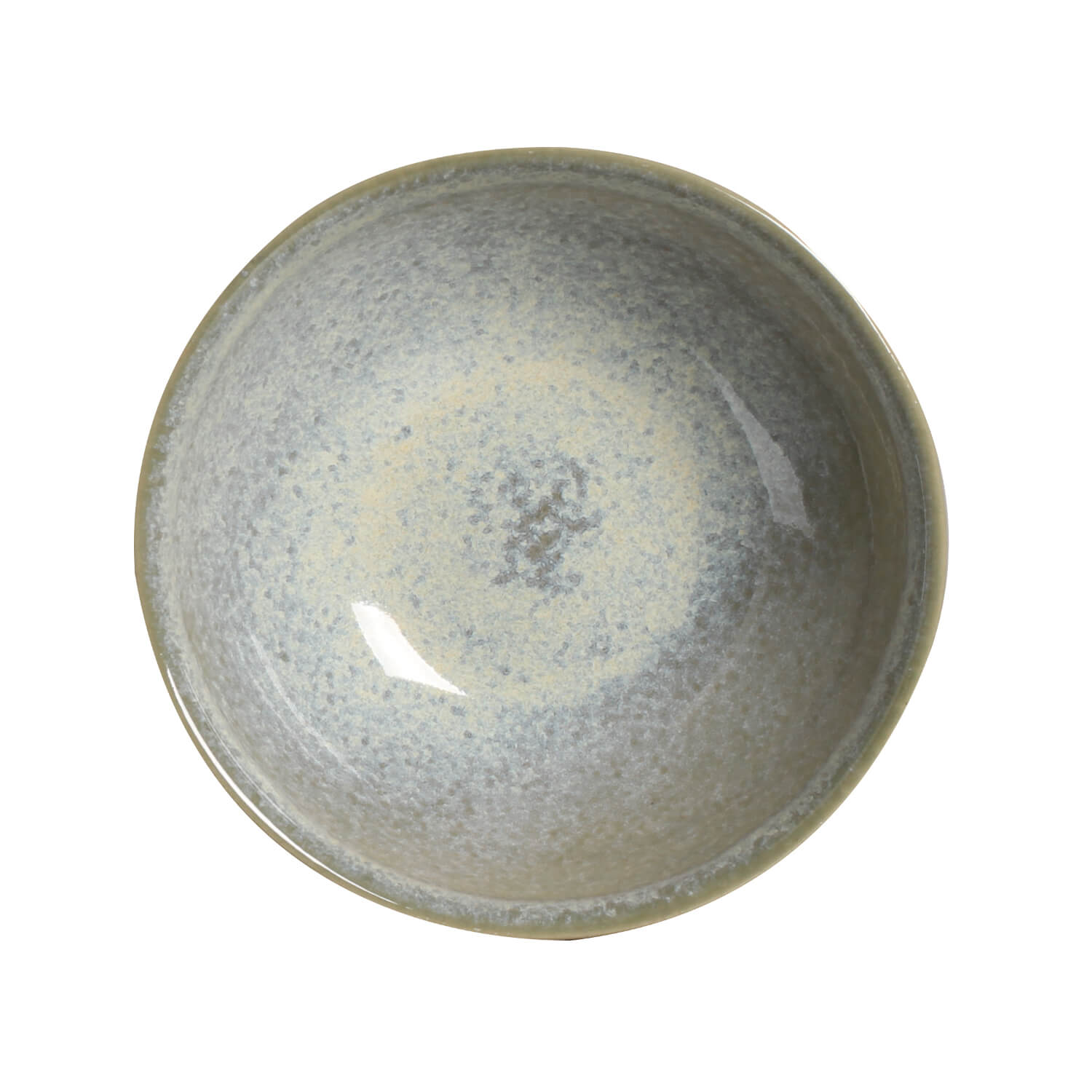 Conjunto com 6 Cumbuca Coup Stoneware Green Granite Ø13,5x5,5cm 360ml