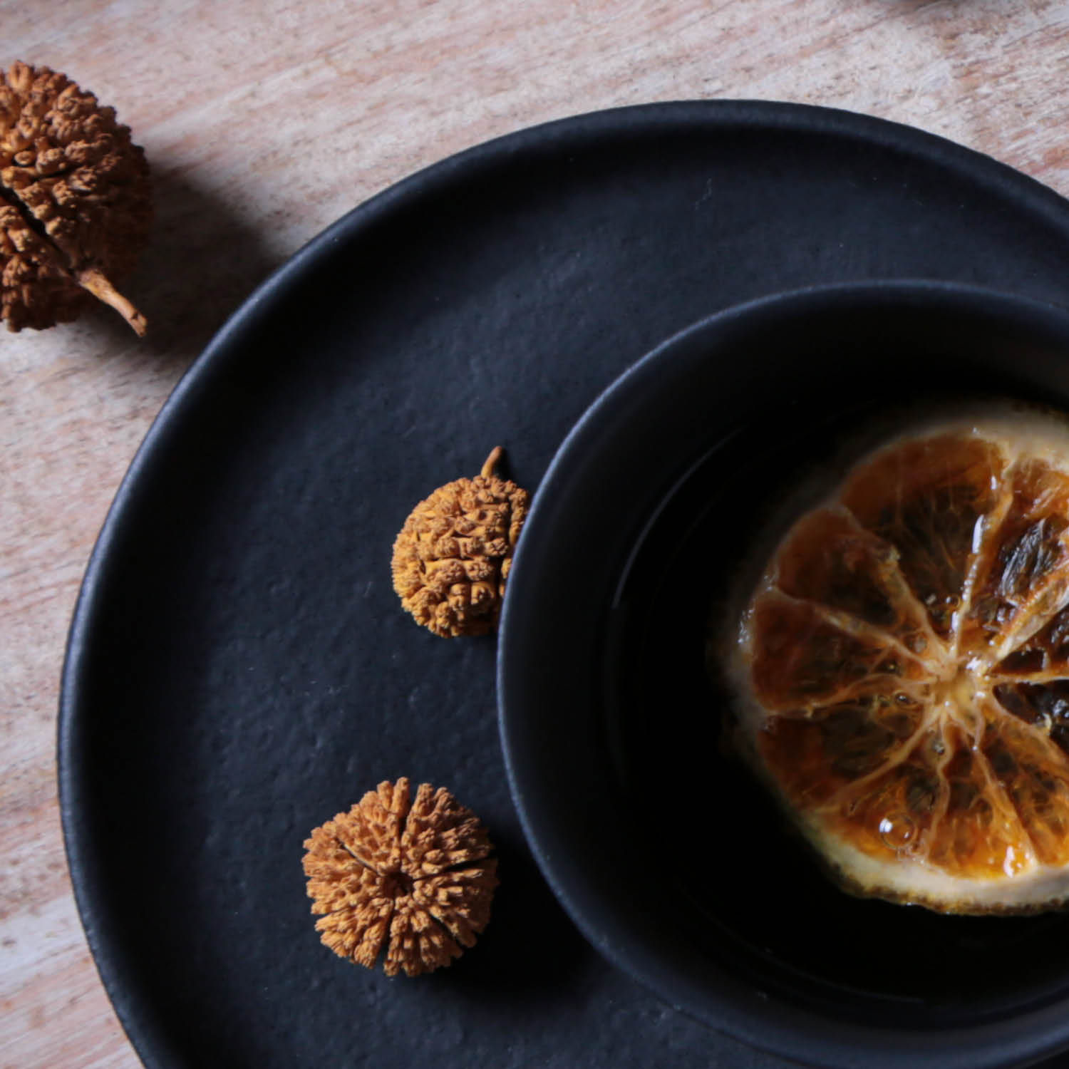 Conjunto com 6 Xícaras De Chá com 6 Pires Descentralizado Preto Matte 170ml - Imagem 6