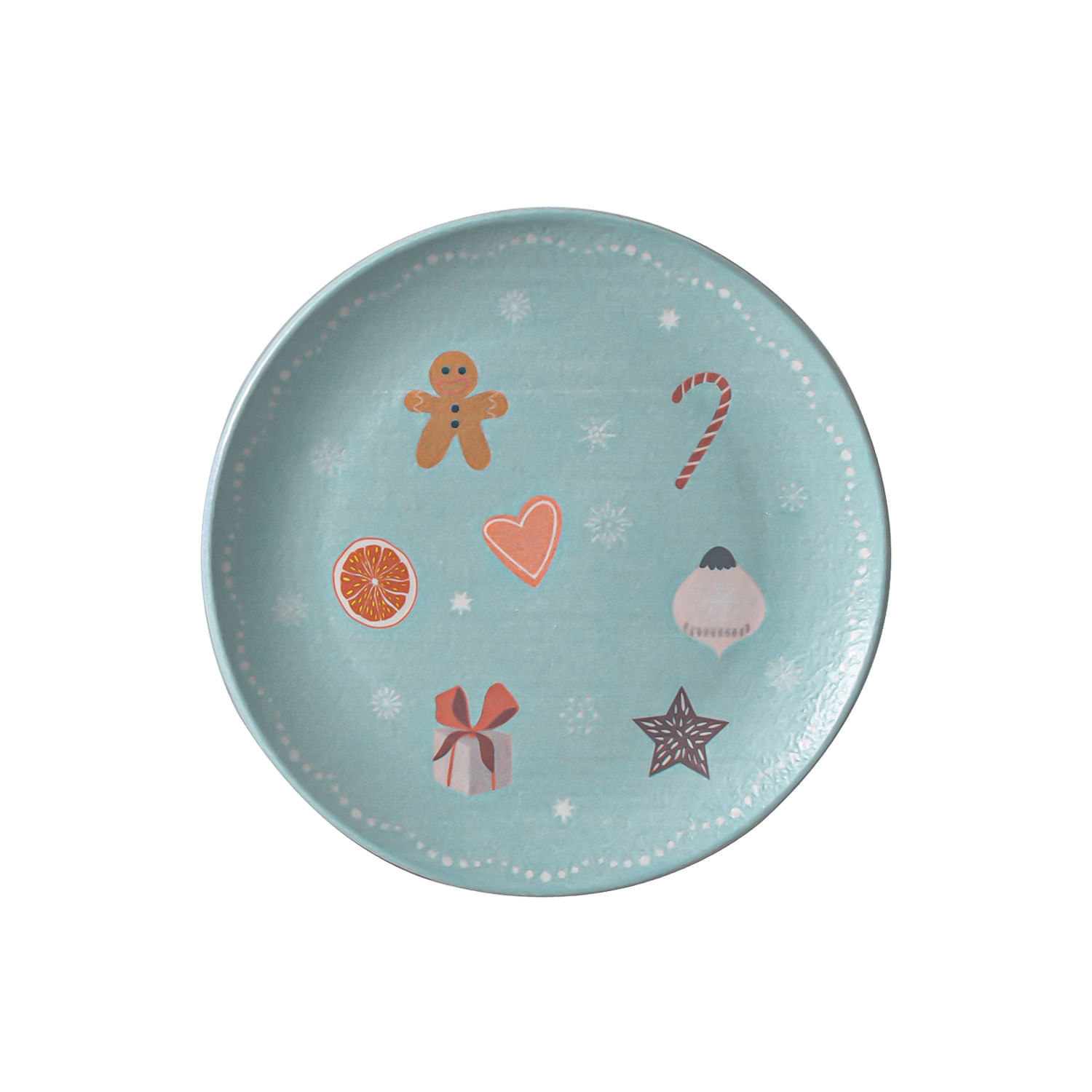 Conjunto com 6 Pratos de Sobremesa Coup Stoneware Doce Magia Ø19,4cm