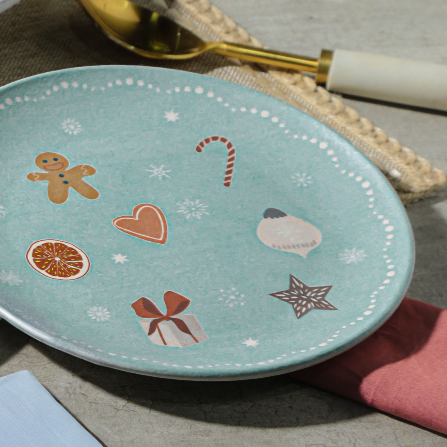 Conjunto com 6 Pratos de Sobremesa Coup Stoneware Doce Magia Ø19,4cm - Imagem 4