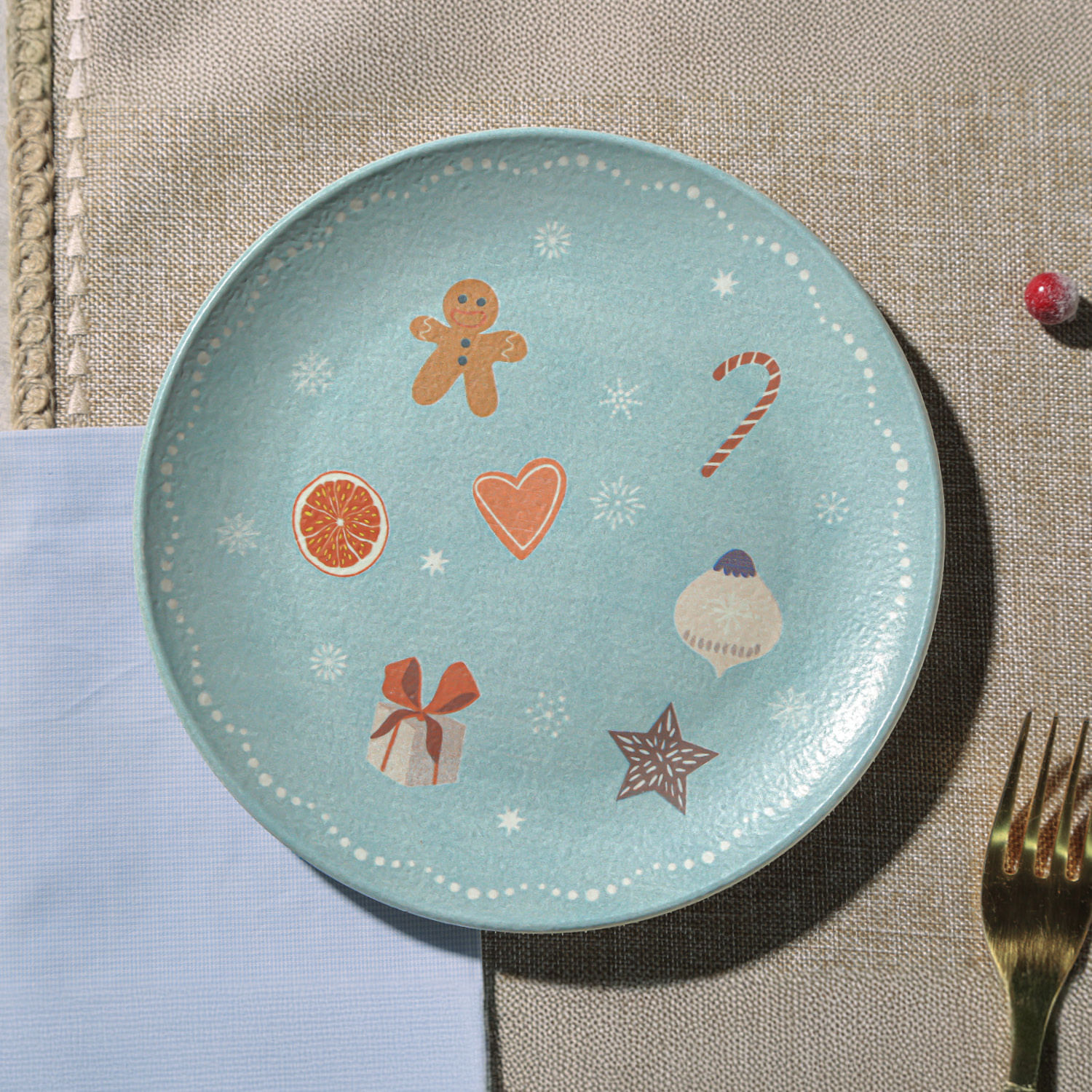 Conjunto com 6 Pratos de Sobremesa Coup Stoneware Doce Magia Ø19,4cm - Imagem 3