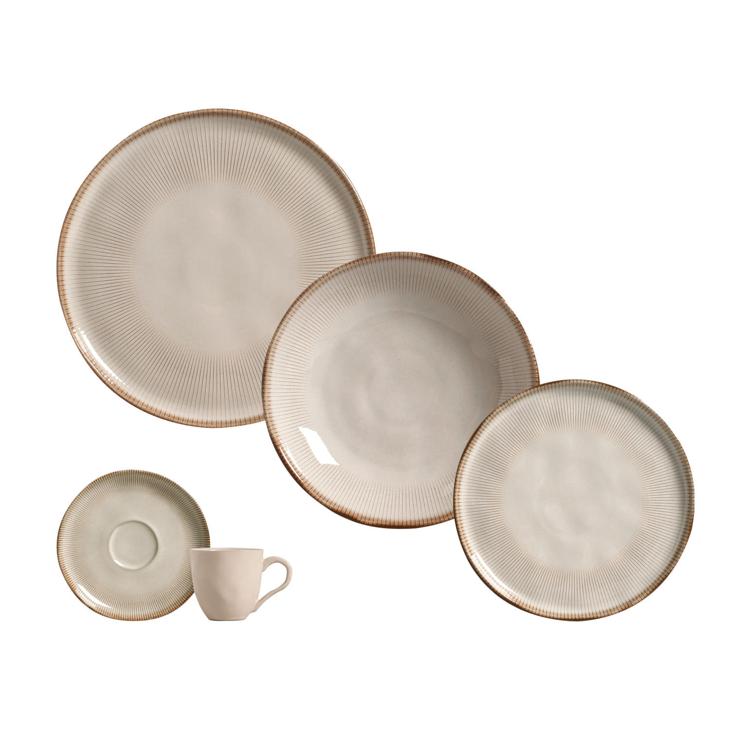 Aparelho de Jantar 30 Peças Bio Raio