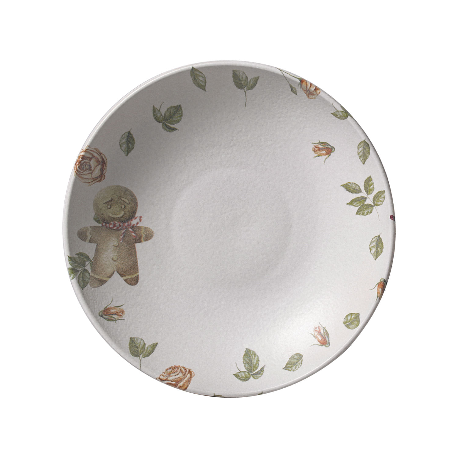 Conjunto com 6 Pratos Fundo Coup Stoneware Postais de Natal Ø20,3cm 600ml