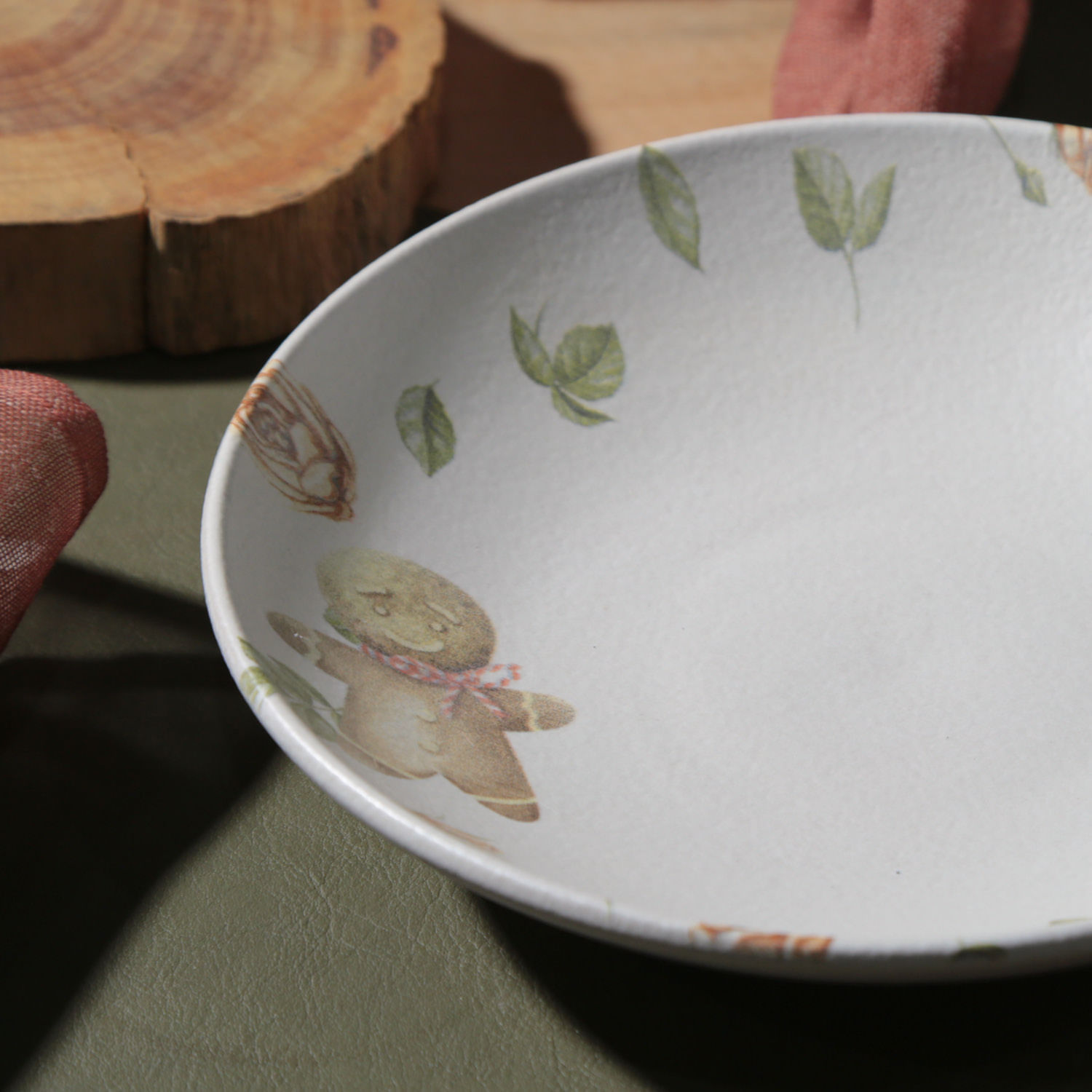 Conjunto com 6 Pratos Fundo Coup Stoneware Postais de Natal Ø20,3cm 600ml - Imagem 5
