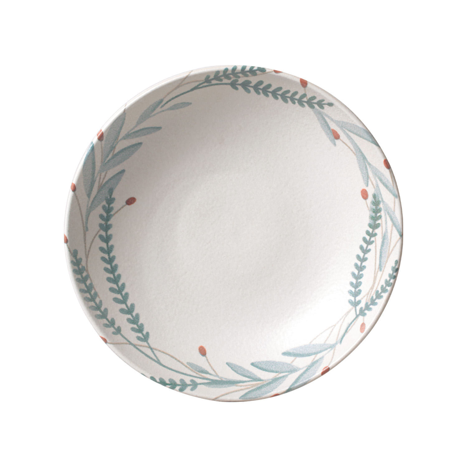 Conjunto com 6 Pratos Fundo Coup Stoneware Tempo de Festa Ø20,3cm 600ml