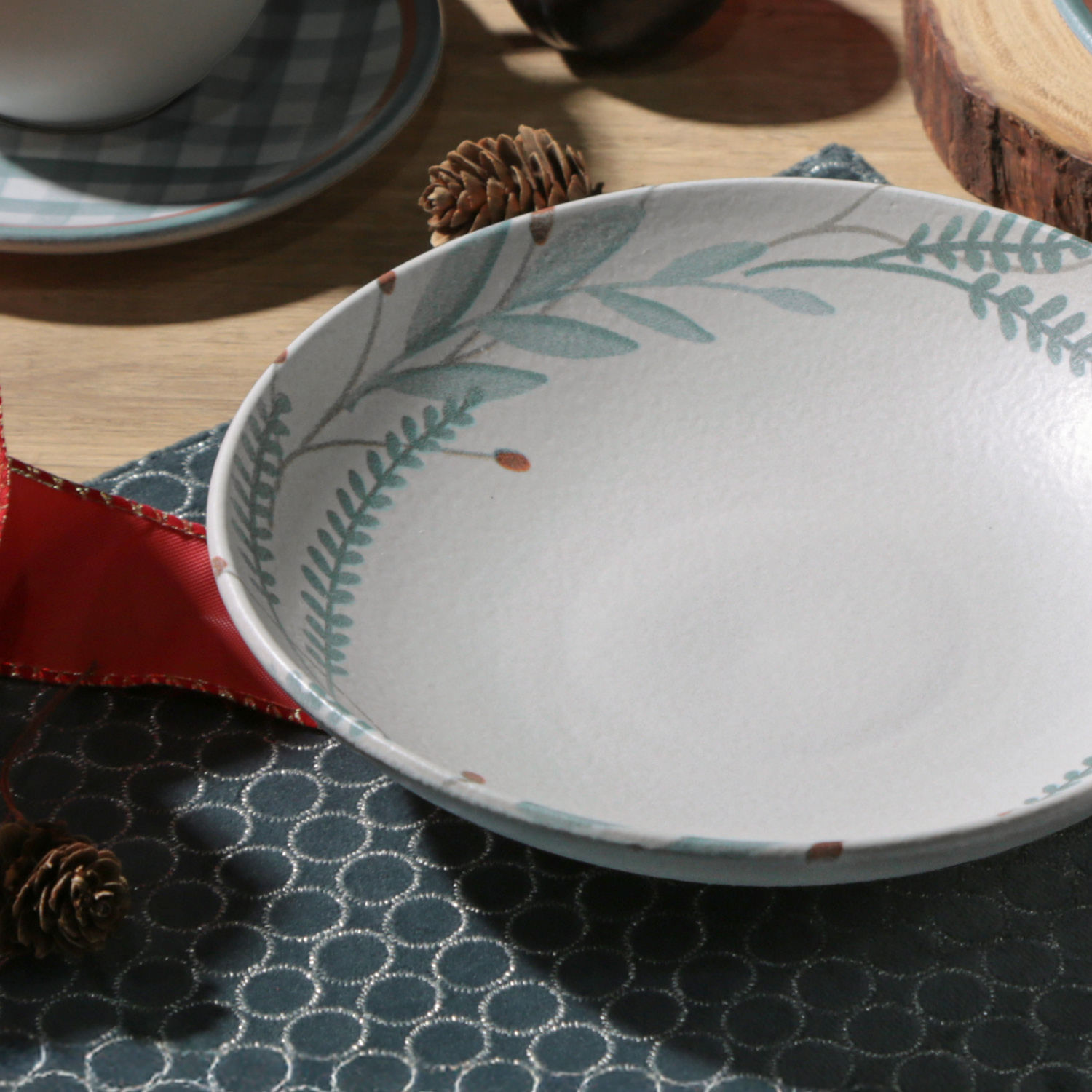 Conjunto com 6 Pratos Fundo Coup Stoneware Tempo de Festa Ø20,3cm 600ml - Imagem 5