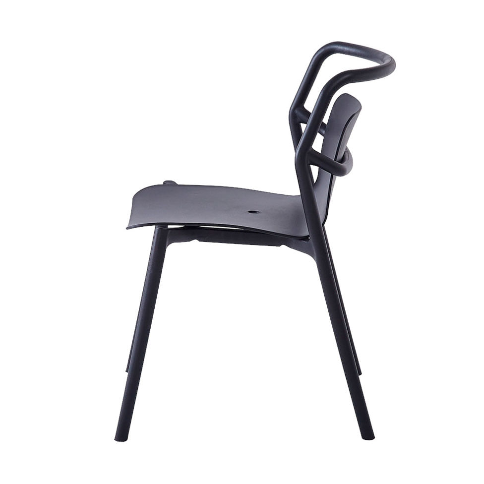 Cadeira para Área Externa Enjoy Preta - Imagem 2