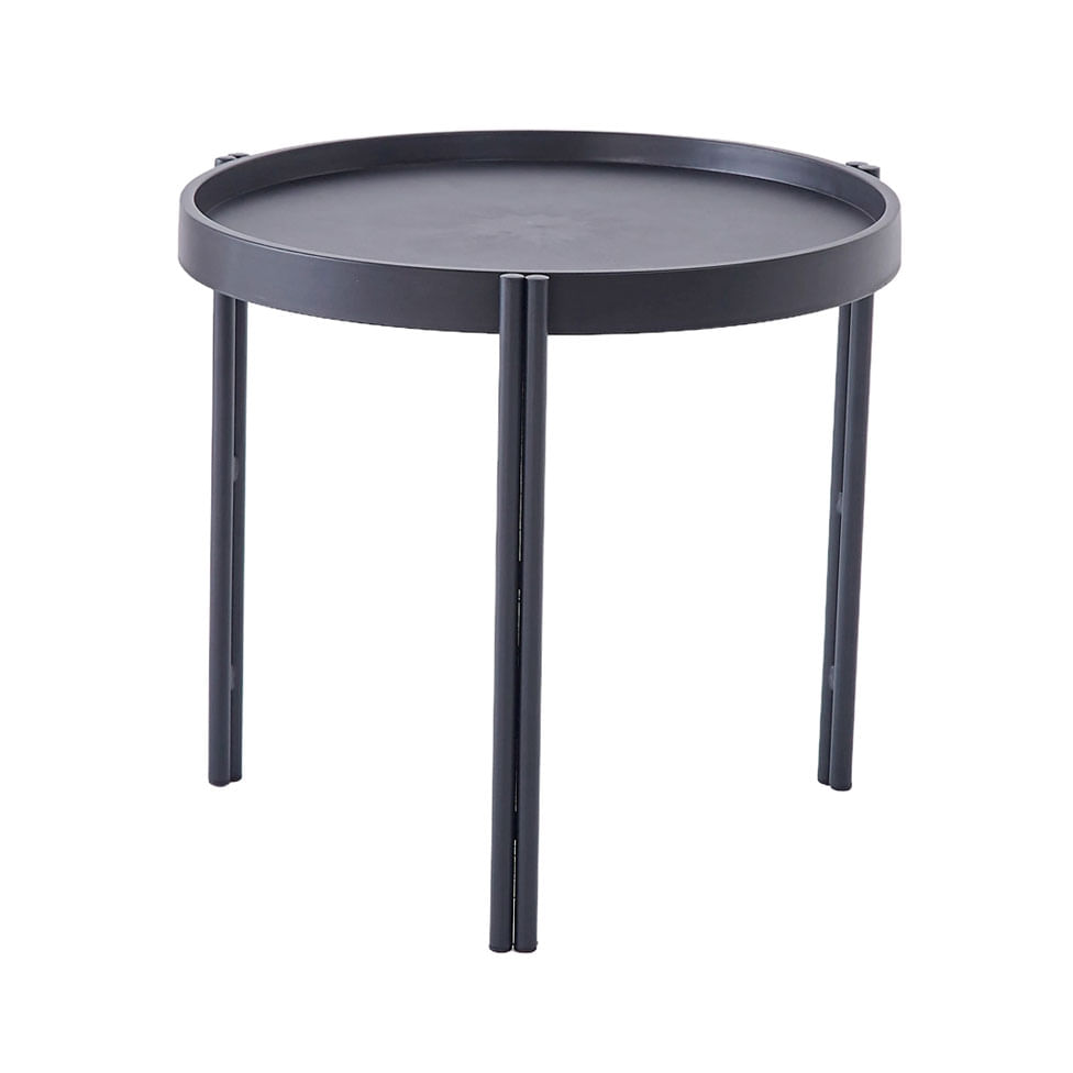 Mesa de Apoio para Área Externa Enjoy Preta