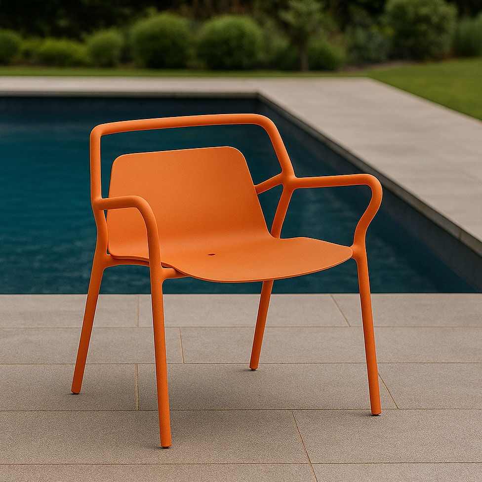 Poltrona para Área Externa Enjoy Pêssego - Imagem 5