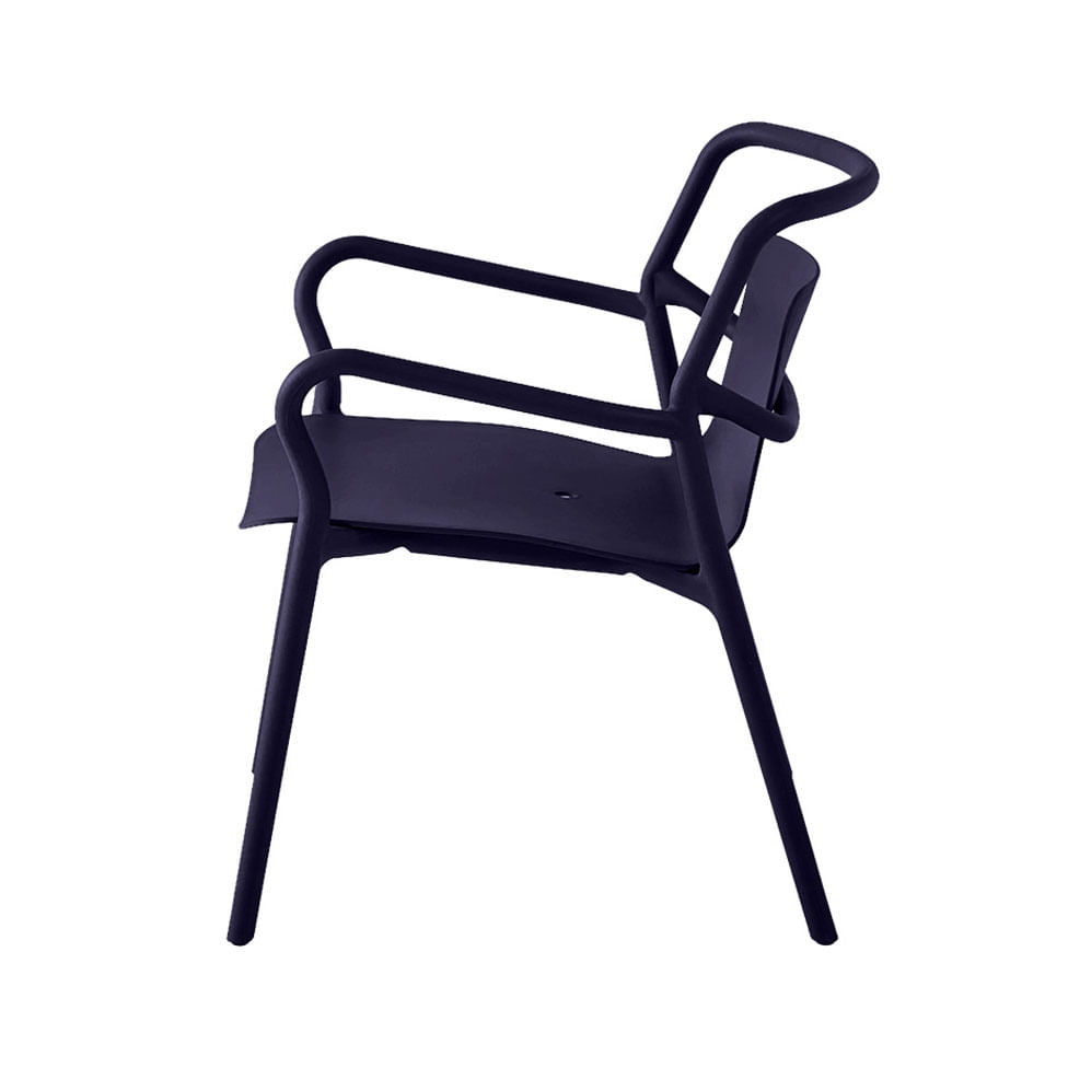 Poltrona para Área Externa Enjoy Preta - Imagem 2