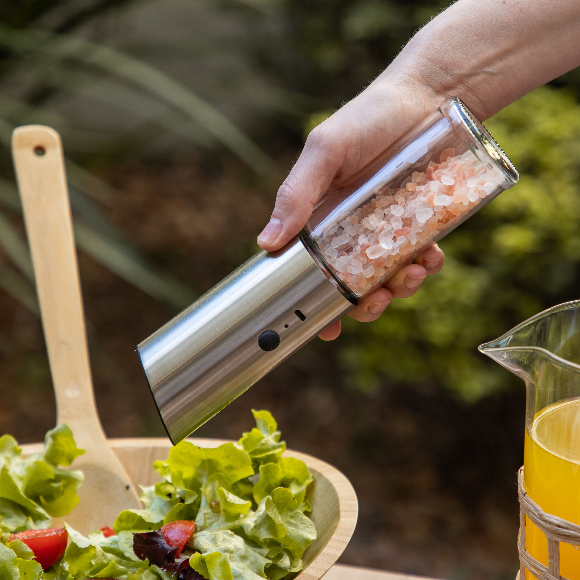 Moedor Elétrico Inox de Sal e Pimenta Prata Polar - Imagem 10