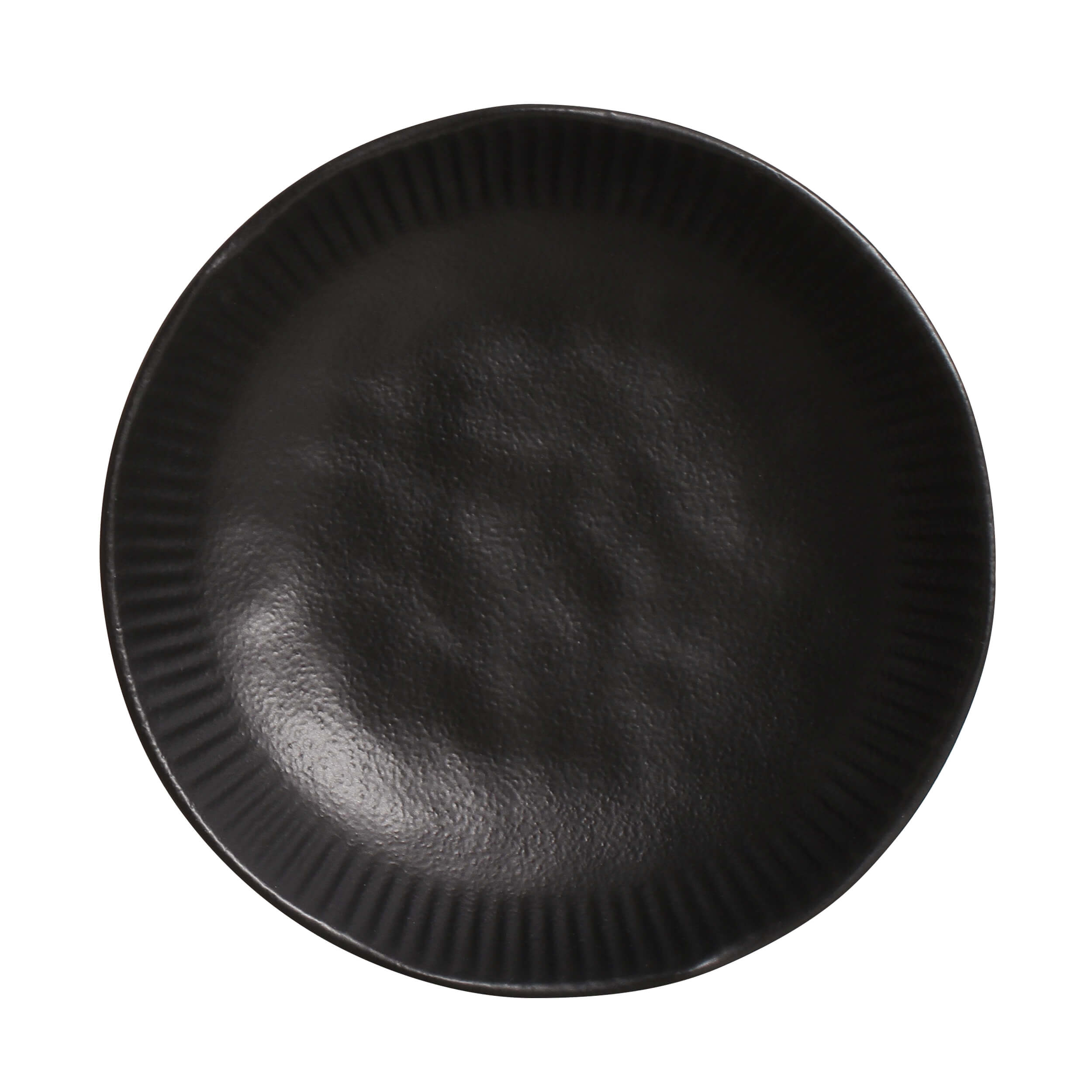 Conjunto com 6 Pratos Fundo Linhas Preto Matte Ø22,5cm 830ml