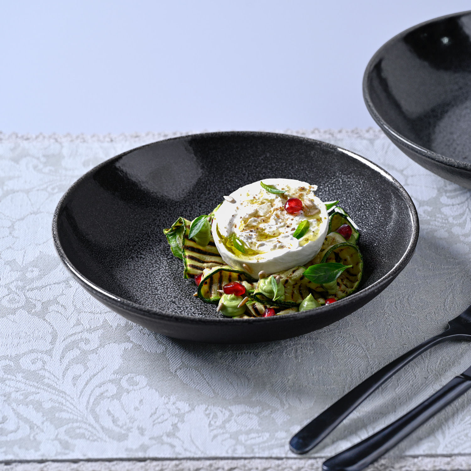 Conjunto com 12 Pratos Fundo Basic Dove Ø20,5cm 893ml - Imagem 3