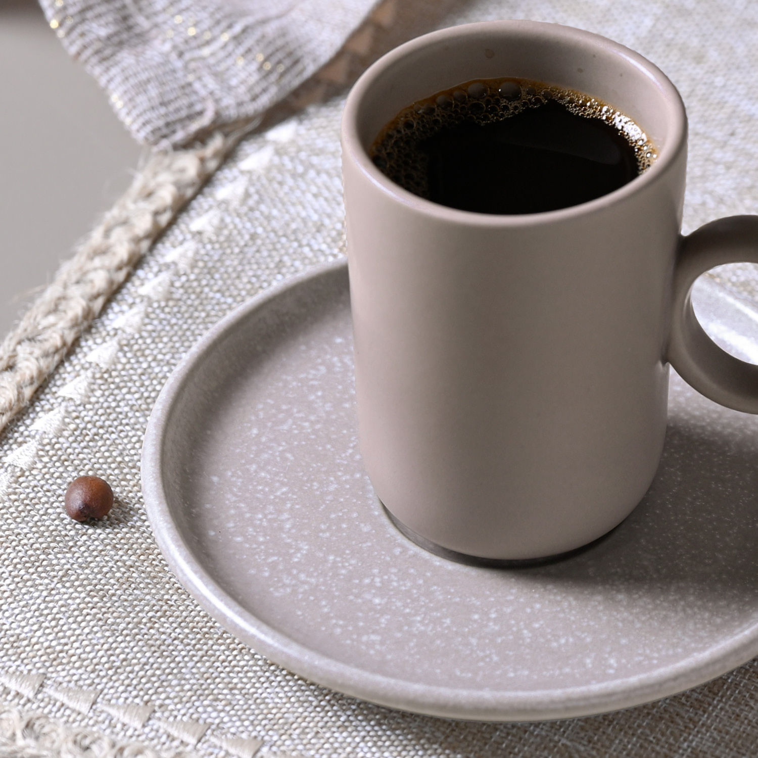 Conjunto com 12 Xícaras de Café com Pires Basic Sandy 90ml - Imagem 4