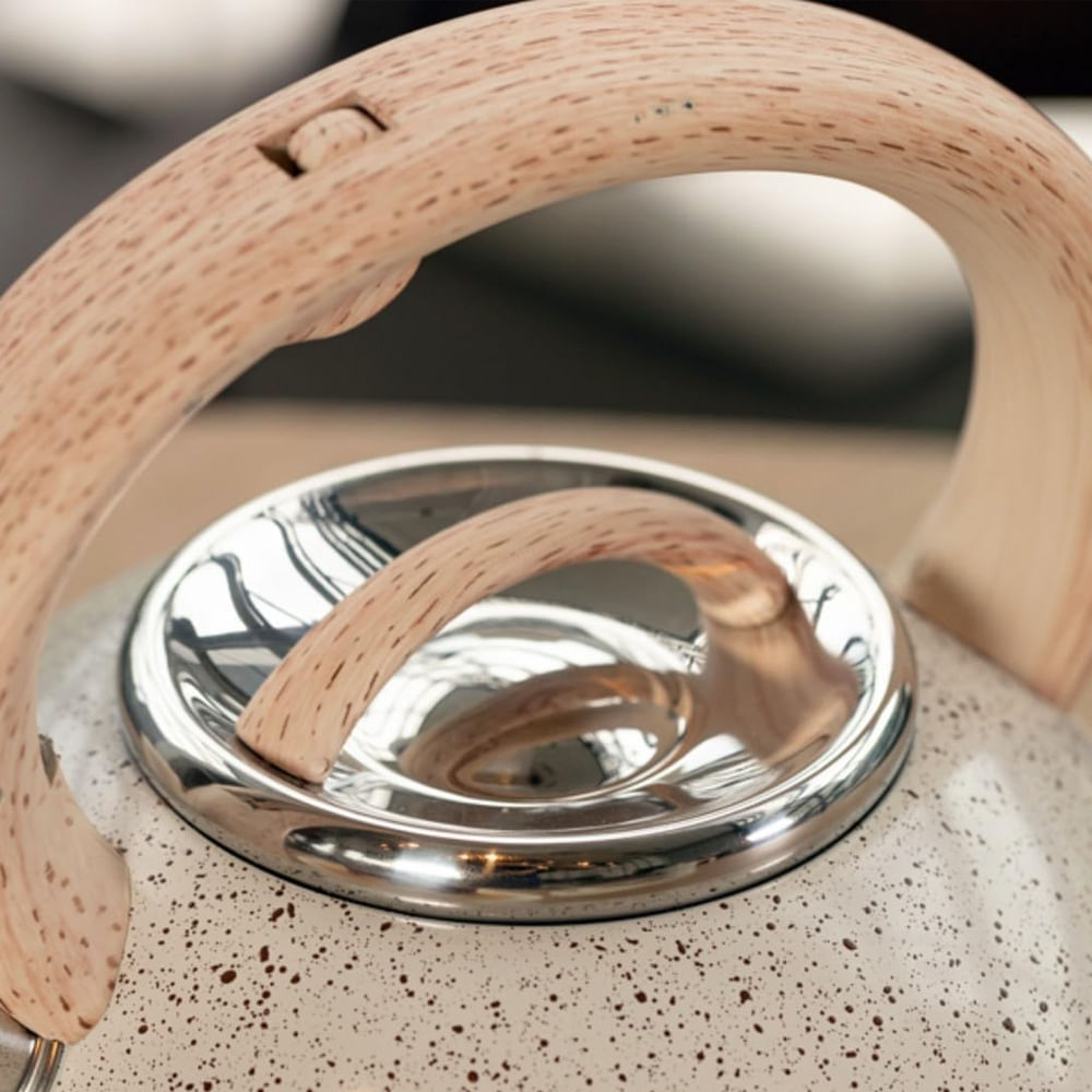 Chaleira Roma com Apito e Fundo de Indução Vanilla 2,7L Brinox - Imagem 6