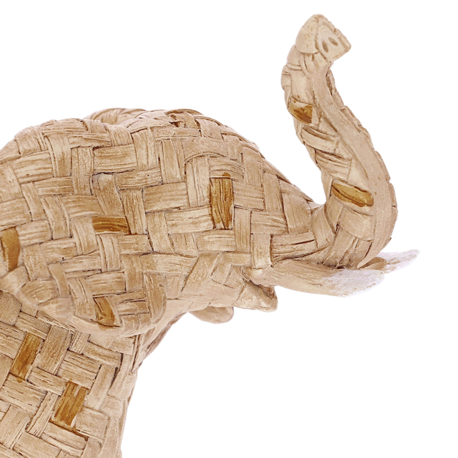 Escultura Decorativa Elefante em Poliresina 15cm - Imagem 3