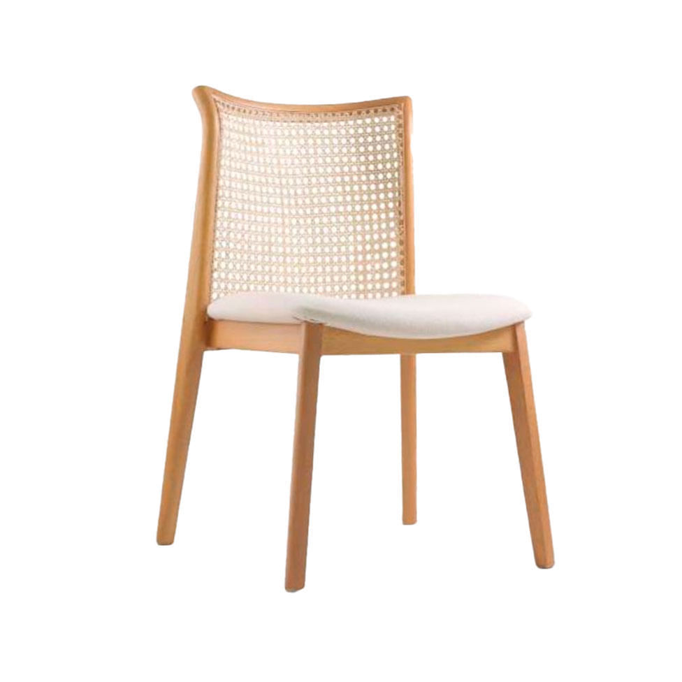 Conjunto Mesa de Jantar Duna Tampo de Vidro e 4 Cadeiras Sellenium em Linho Cru - Imagem 3