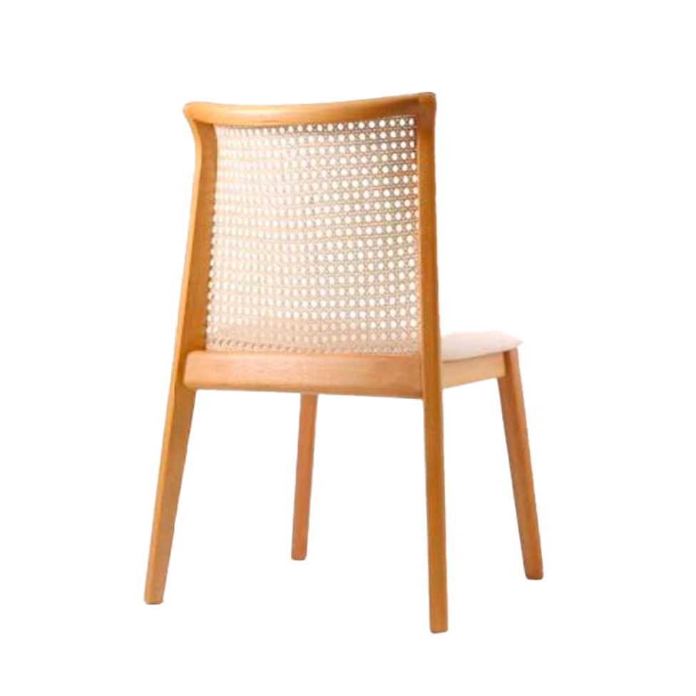 Conjunto Mesa de Jantar Duna Tampo de Vidro e 4 Cadeiras Sellenium em Linho Cru - Imagem 4