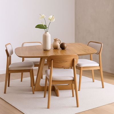 190680_Kit-Mesa-de-Jantar-Prosa-135x135-Tampo-Cin-Mel-Base-madeira-Mel-Com-4-Cadeira-Duna-em-Tecido-Base-mel_08