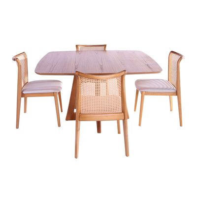 190681_Kit-Mesa-de-Jantar-Prosa-135x135-Tampo-Cin-Mel-Base-madeira-Mel-Com-4-Cadeira-Sellenium-em-Tecido-Cru-Base-mel_01