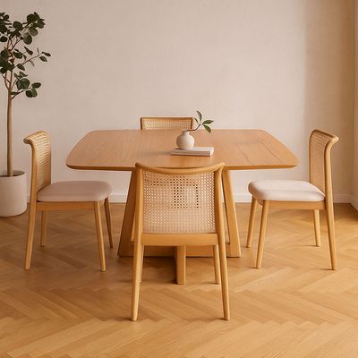 190681_Kit-Mesa-de-Jantar-Prosa-135x135-Tampo-Cin-Mel-Base-madeira-Mel-Com-4-Cadeira-Sellenium-em-Tecido-Cru-Base-mel_08