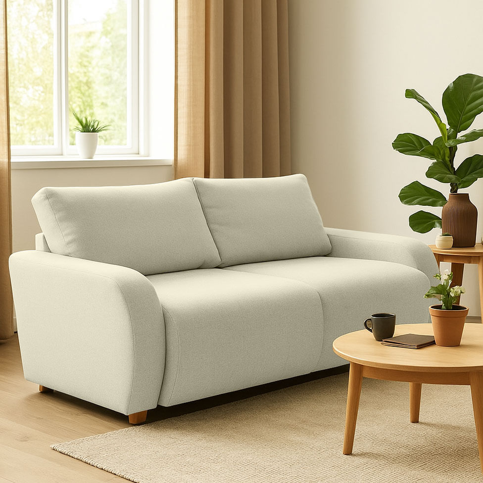 Sofá Retrátil e Reclinável Ares sem Caixa em Linho Mescla Prata 2,30m - Imagem 3