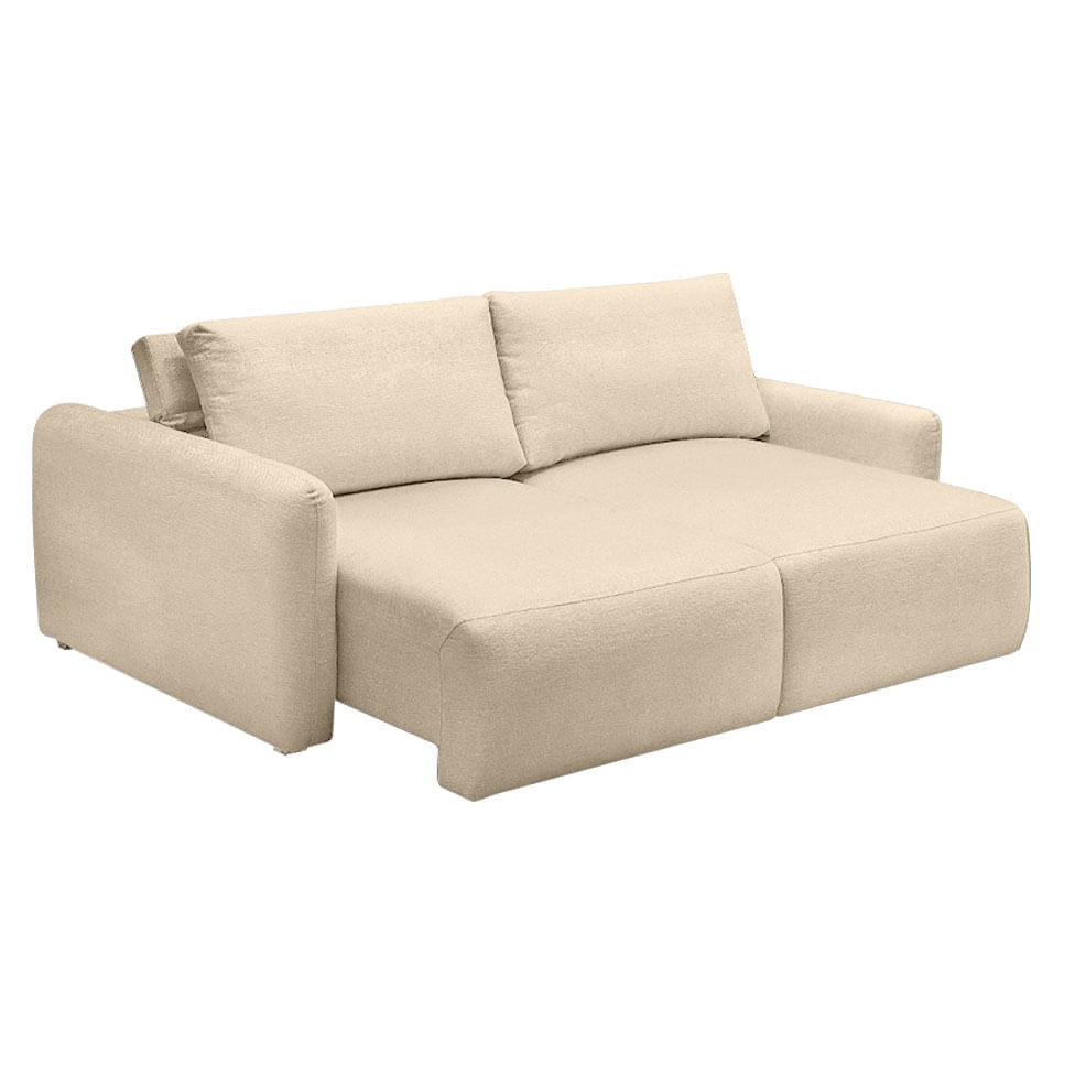 Sofá Retrátil e Reclinável Santorini em Linho Cru 2,40m - Imagem 2