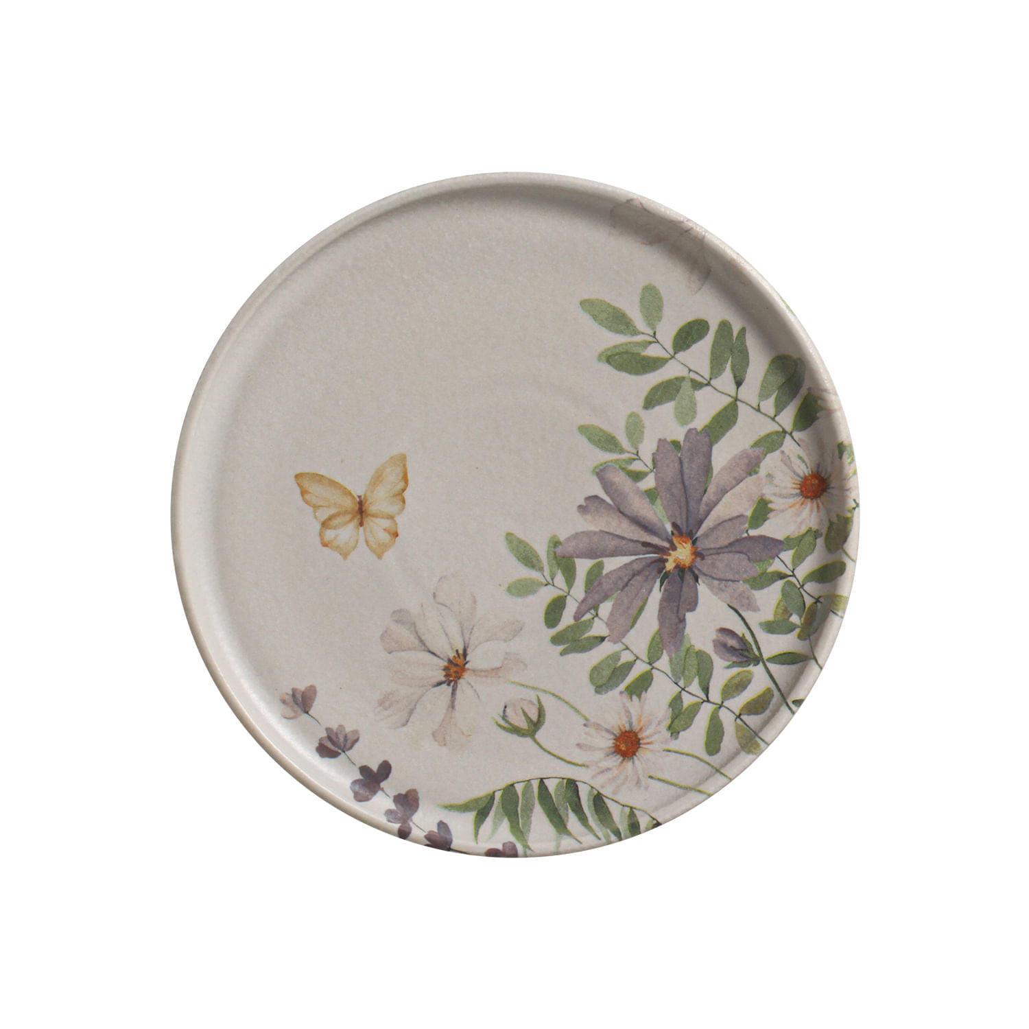 Conjunto com 12 Pratos de Sobremesa Basic Bloom Ø19,5cm