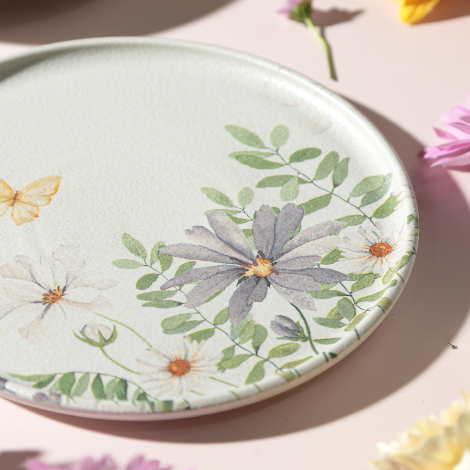 Conjunto com 12 Pratos de Sobremesa Basic Bloom Ø19,5cm - Imagem 4