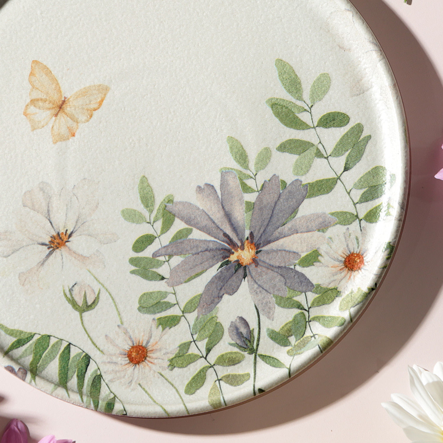 Conjunto com 12 Pratos de Sobremesa Basic Bloom Ø19,5cm - Imagem 5