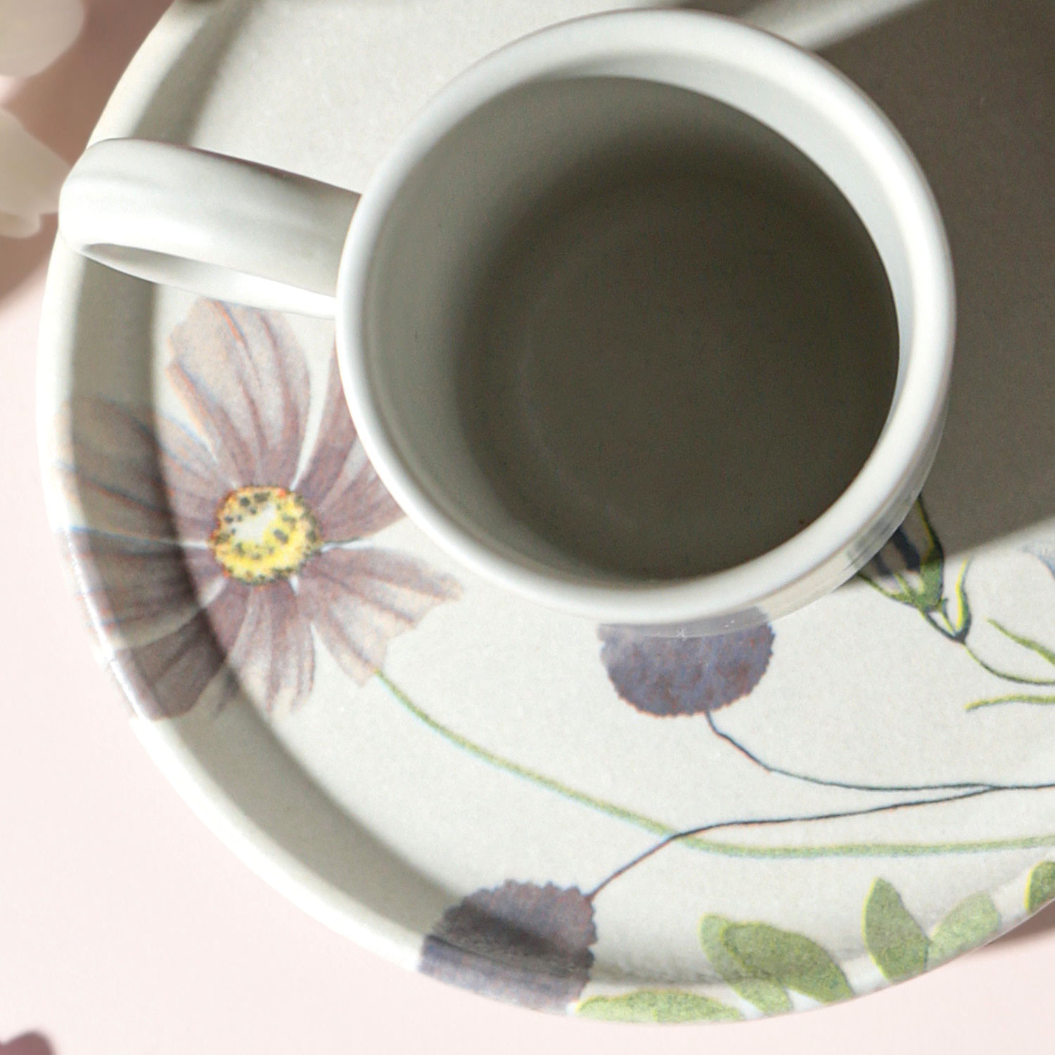 Conjunto com 12 Xícaras de Café com Pires Basic Bloom 90ml - Imagem 5