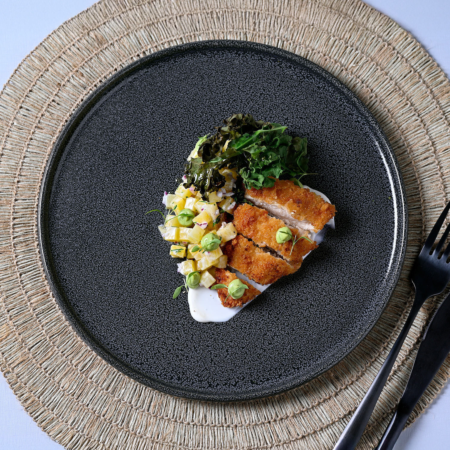 Conjunto com 12 Pratos Raso Basic Dove Ø25cm - Imagem 2