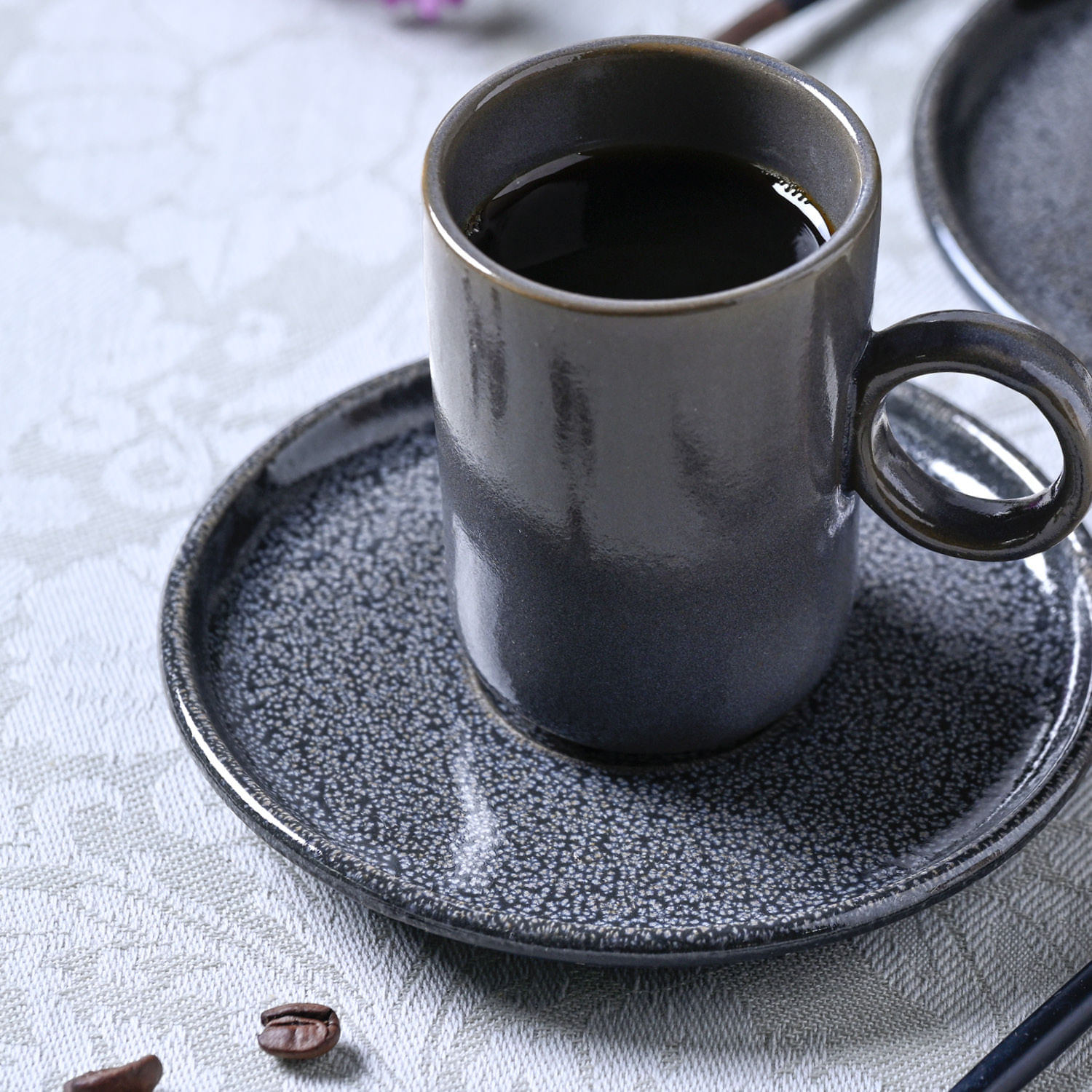 Conjunto com 12 Xícaras de Café com Pires Basic Dove 90ml - Imagem 5