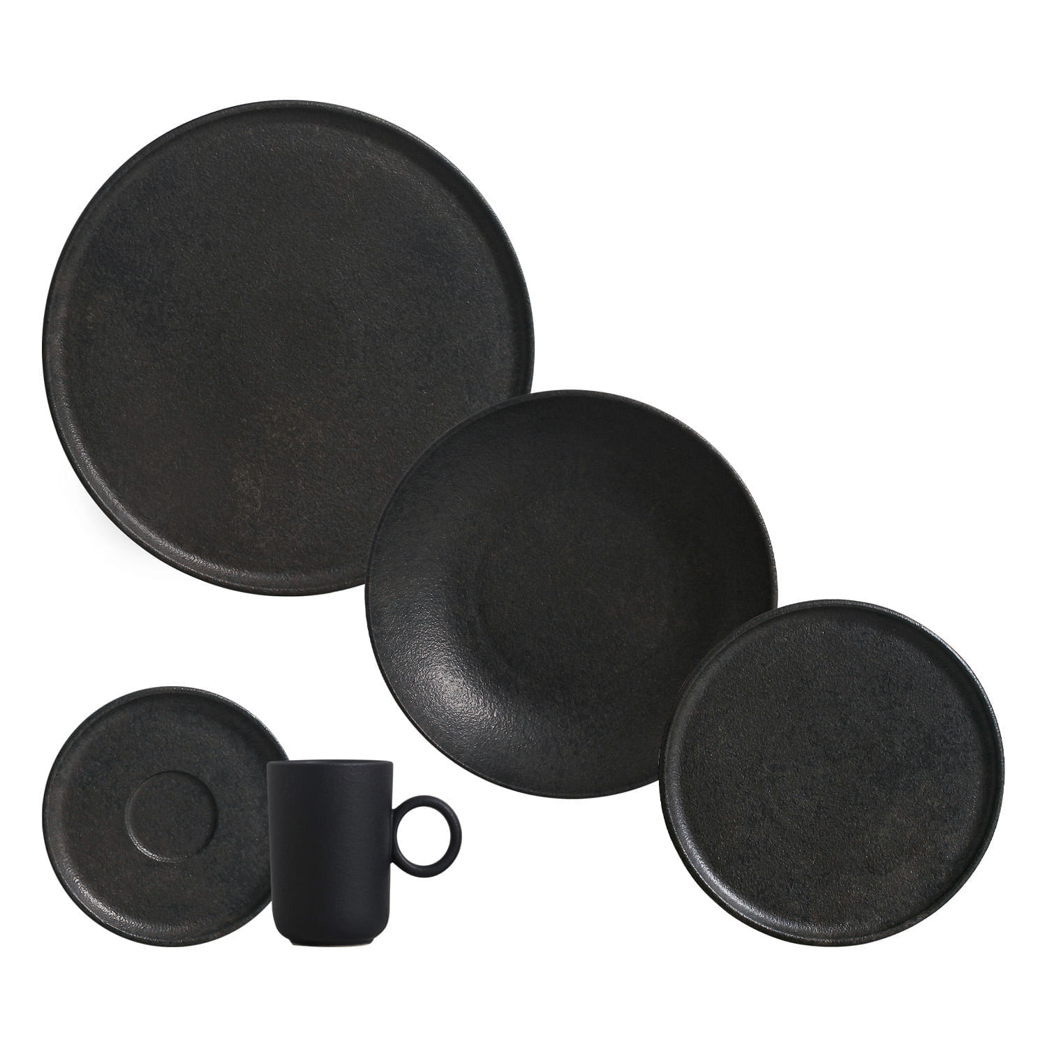 Aparelho de Jantar 20 Peças Basic Rust (para 4 pessoas)