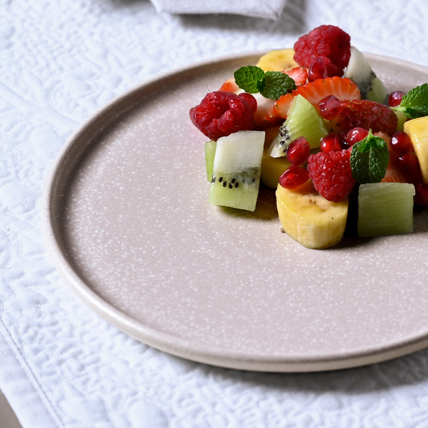 Conjunto com 12 Pratos de Sobremesa Basic Sandy Ø19,5cm - Imagem 4