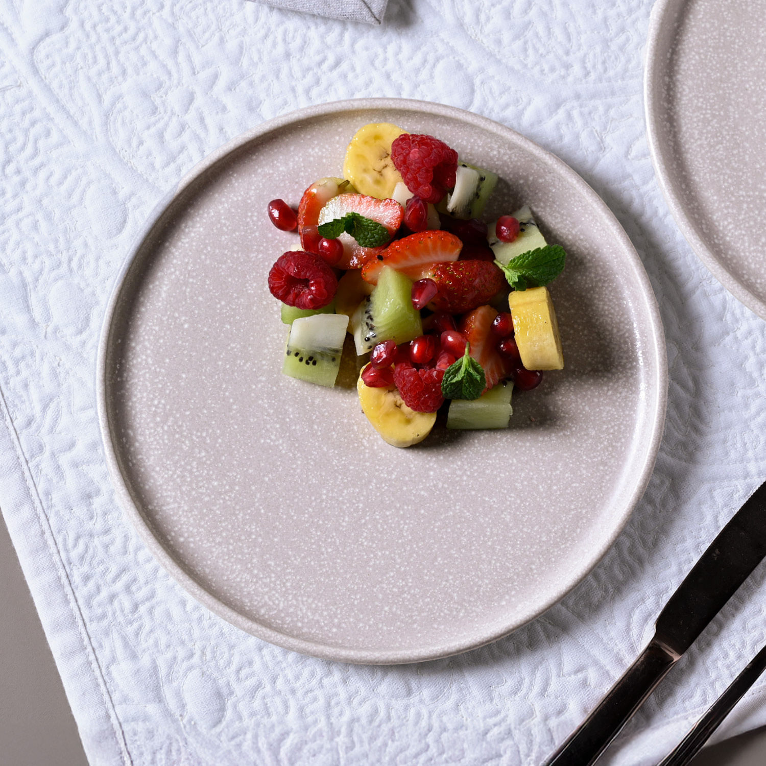 Conjunto com 12 Pratos de Sobremesa Basic Sandy Ø19,5cm - Imagem 2