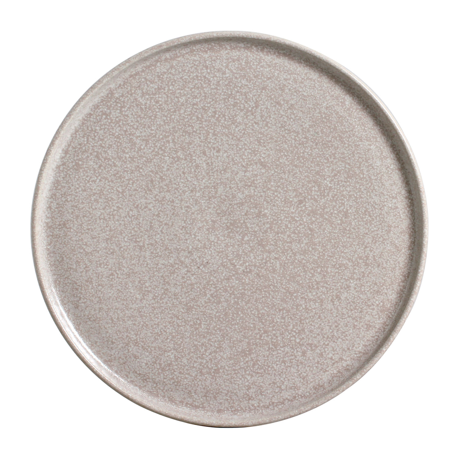 Conjunto com 12 Pratos Raso Basic Sandy Ø25cm