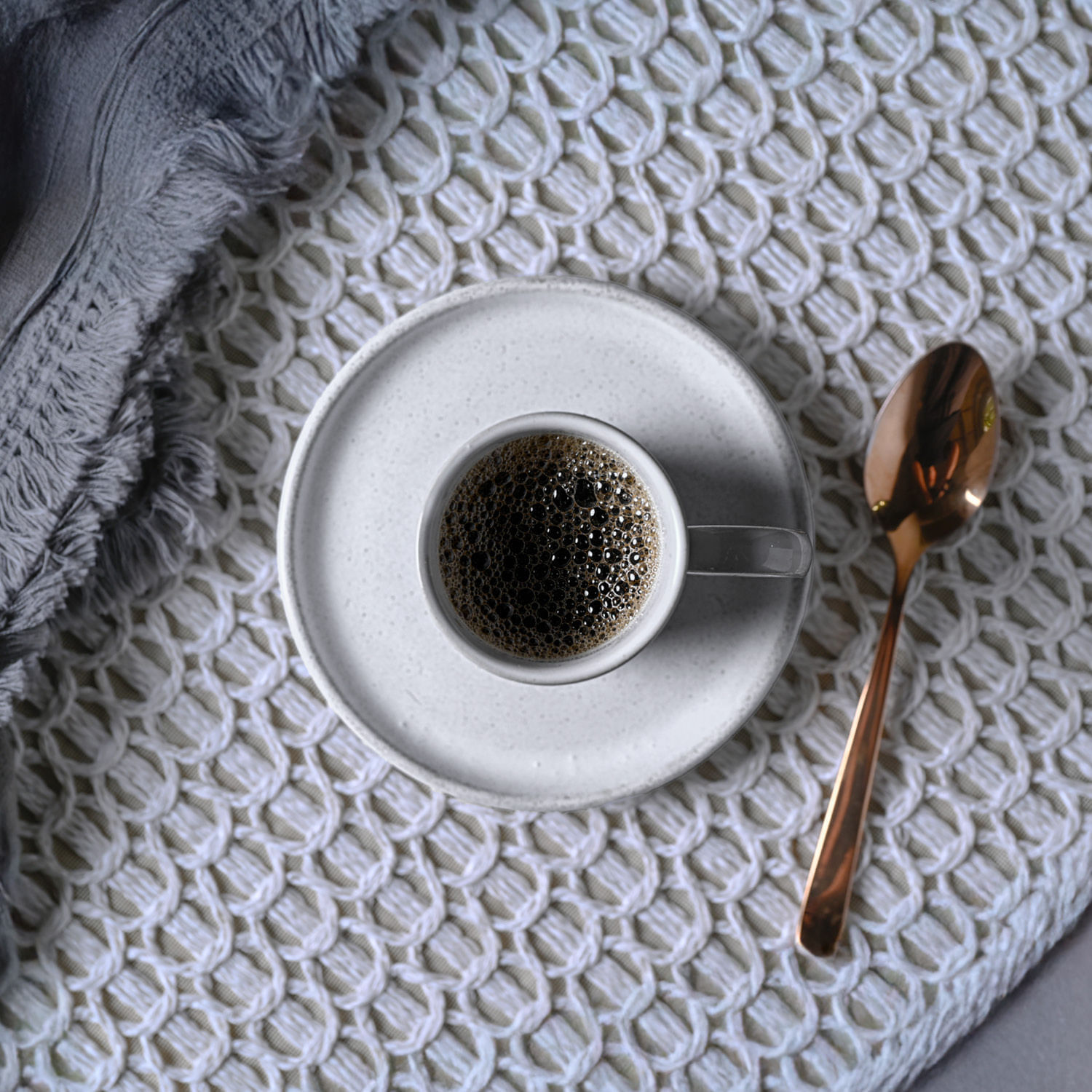 Conjunto com 12 Xícaras de Café com Pires Basic Snow 90ml - Imagem 2