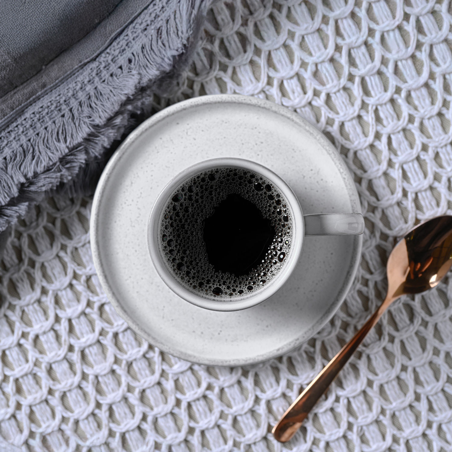 Conjunto com 12 Xícaras de Chá com Pires Basic Snow 150ml - Imagem 2