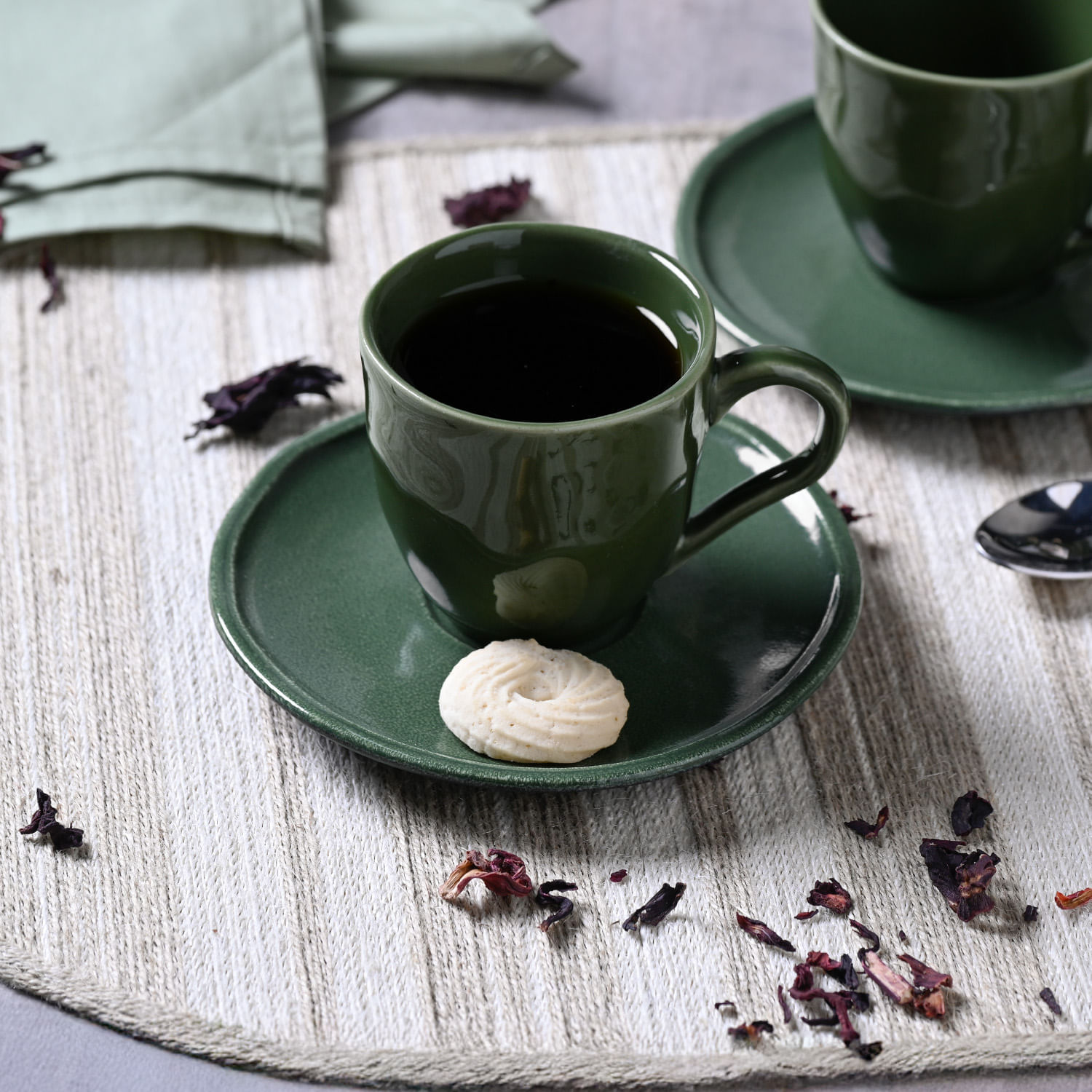 Conjunto com 12 Xícaras de Chá com Pires Daily Calm 170ml - Imagem 3