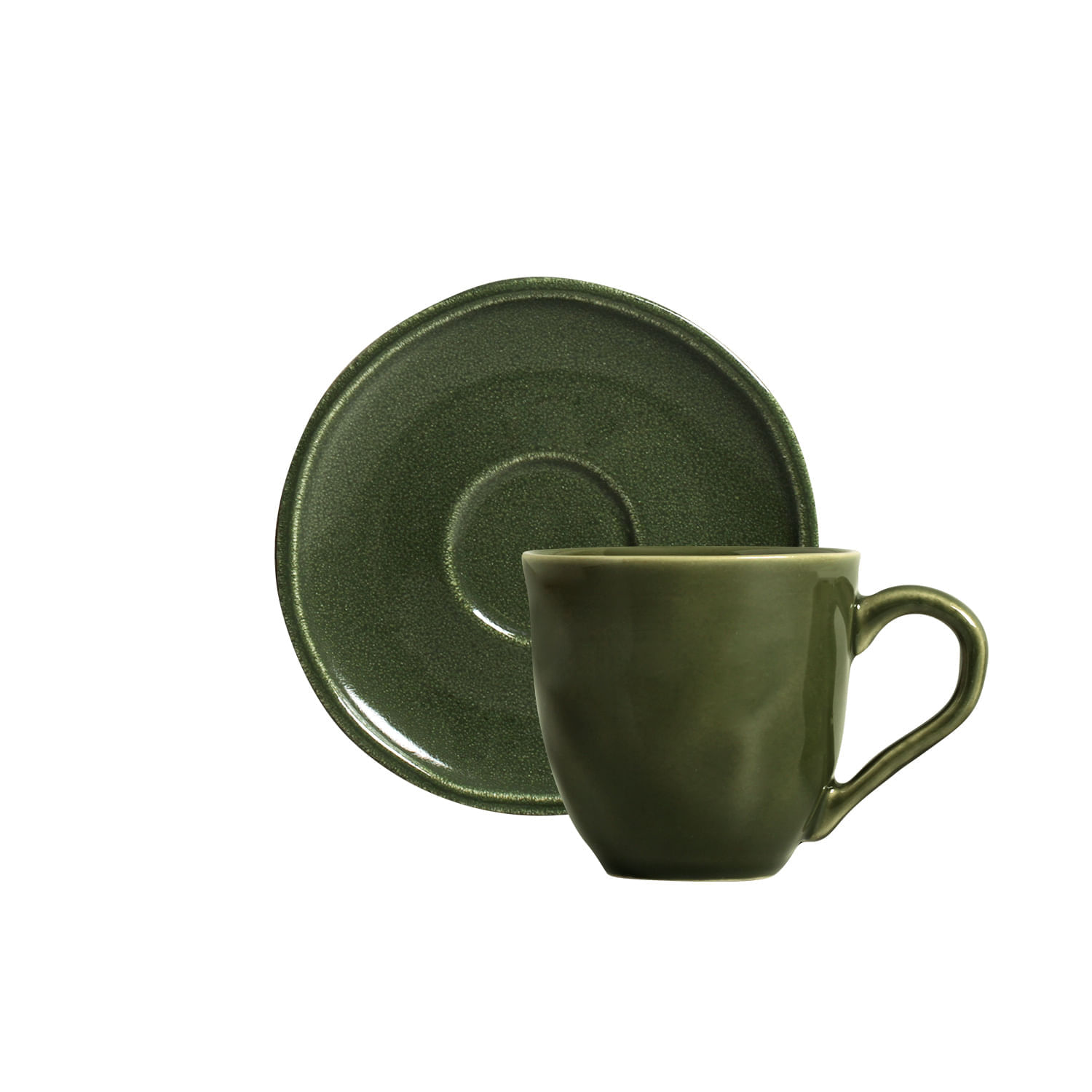 Conjunto com 12 Xícaras de Chá com Pires Daily Calm 170ml