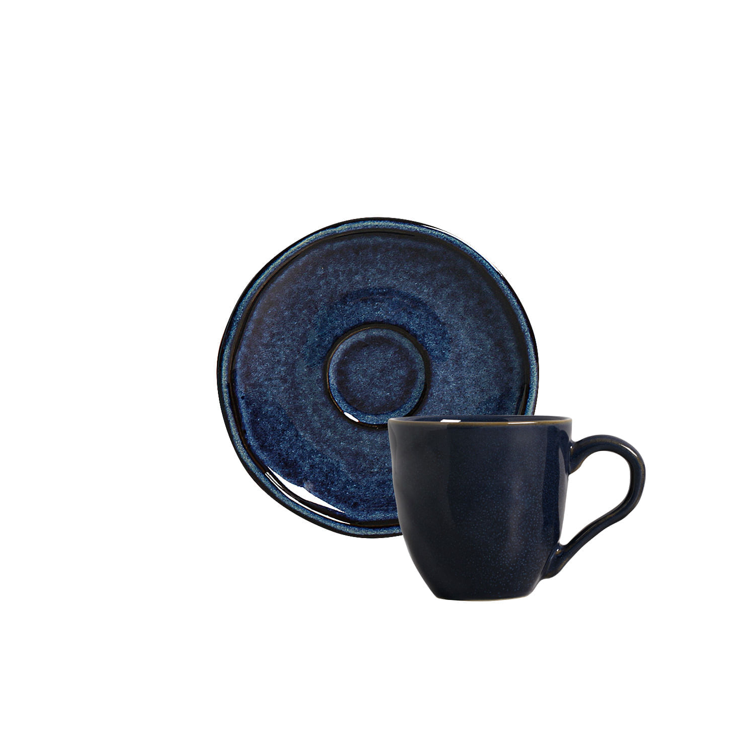 Conjunto com 12 Xícaras de Café com Pires Daily Happy 70ml