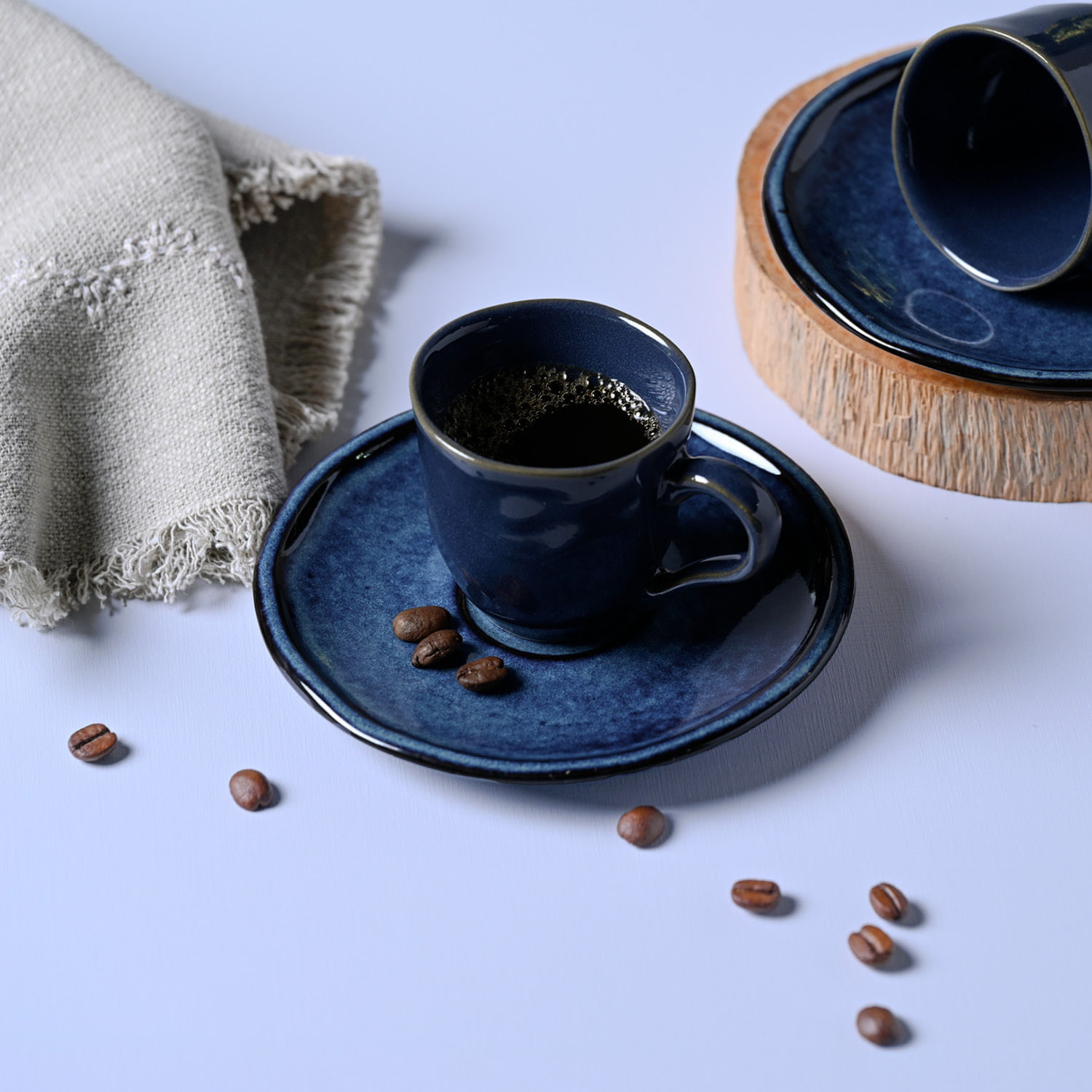 Conjunto com 12 Xícaras de Café com Pires Daily Happy 70ml - Imagem 3