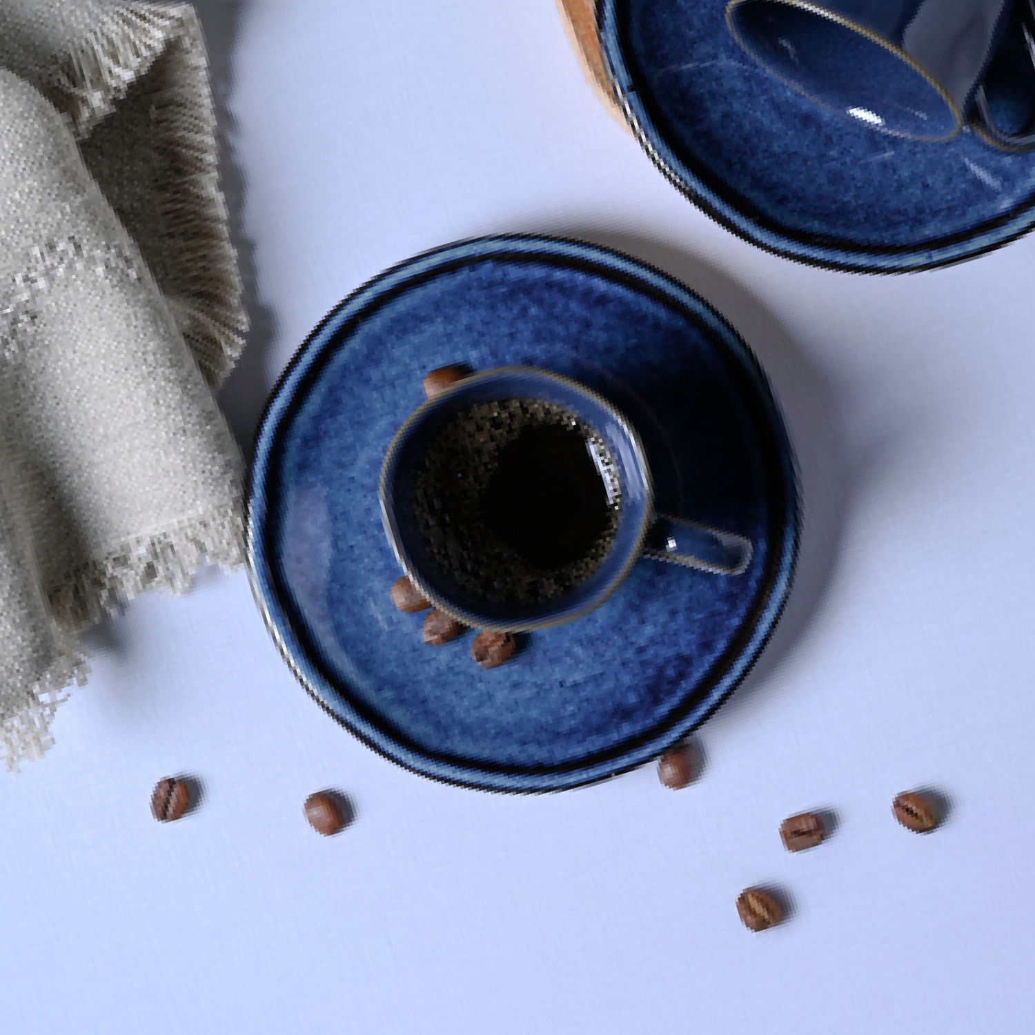 Conjunto com 12 Xícaras de Café com Pires Daily Happy 70ml - Imagem 2