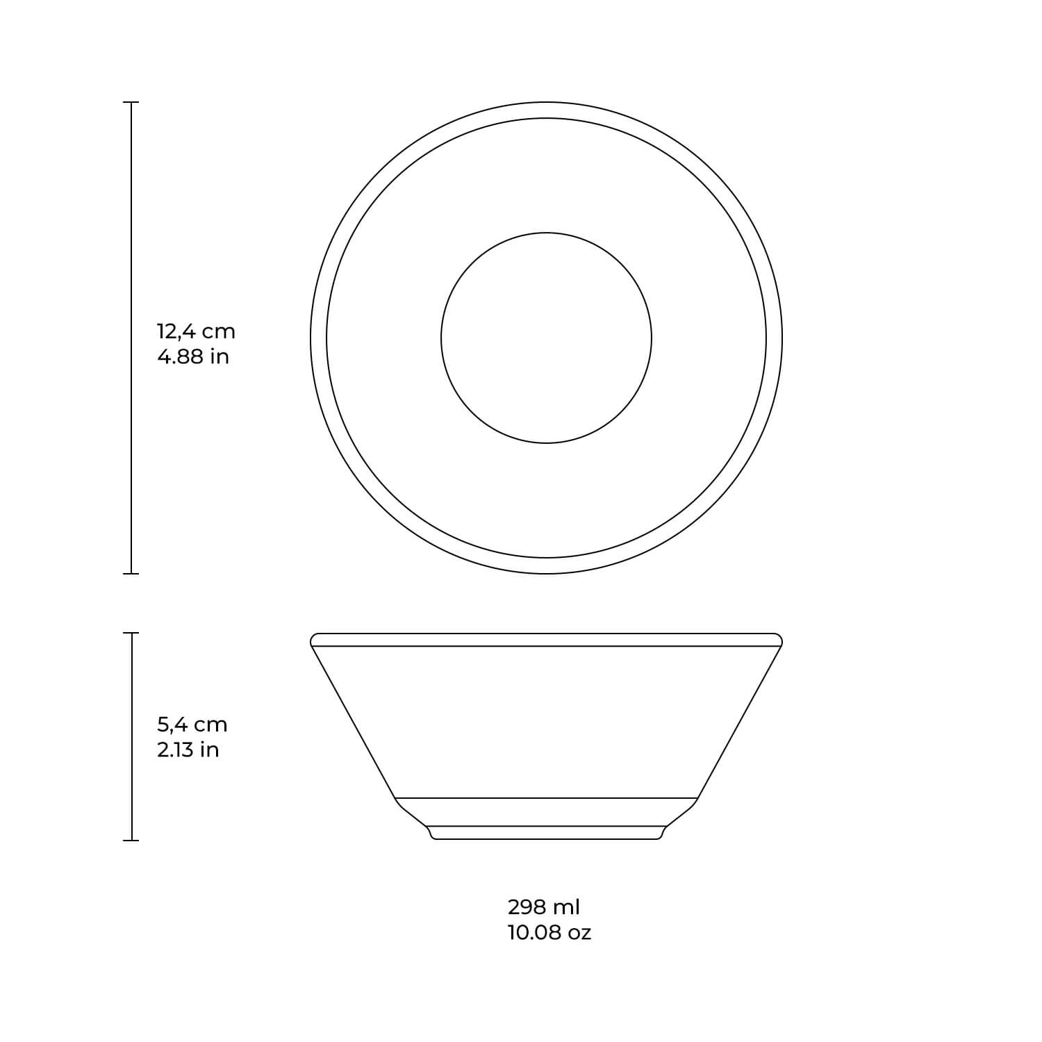 Conjunto com 6 Cumbucas Neo Pistache Ø12,4x5,4cm 298ml - Imagem 6